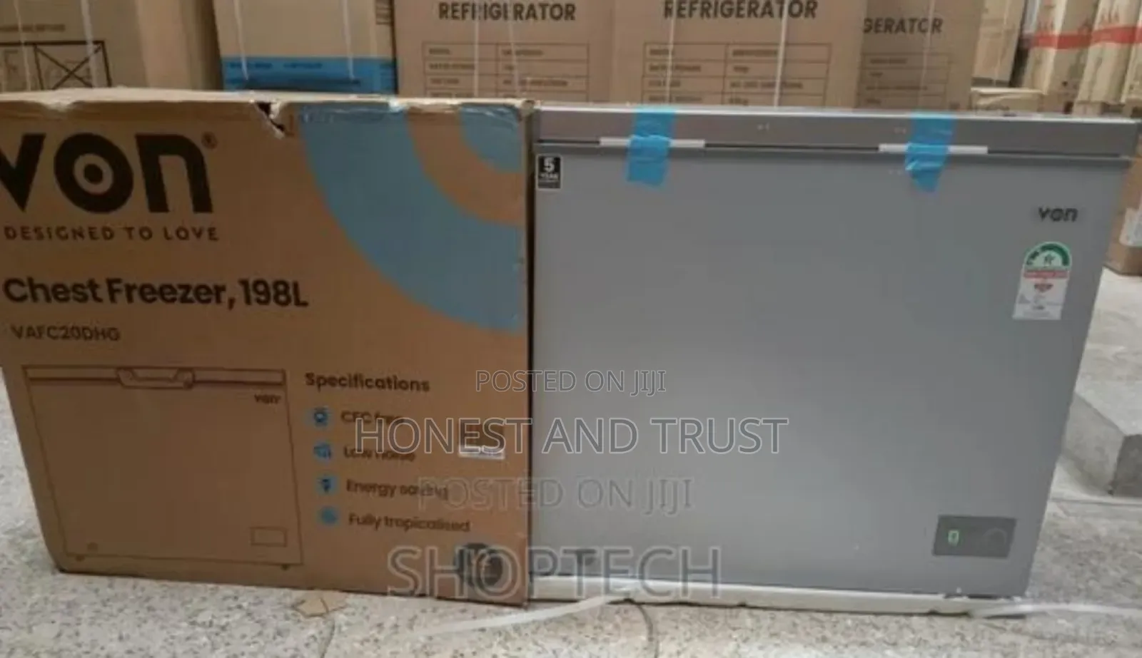 Von Freezer 198 Litres