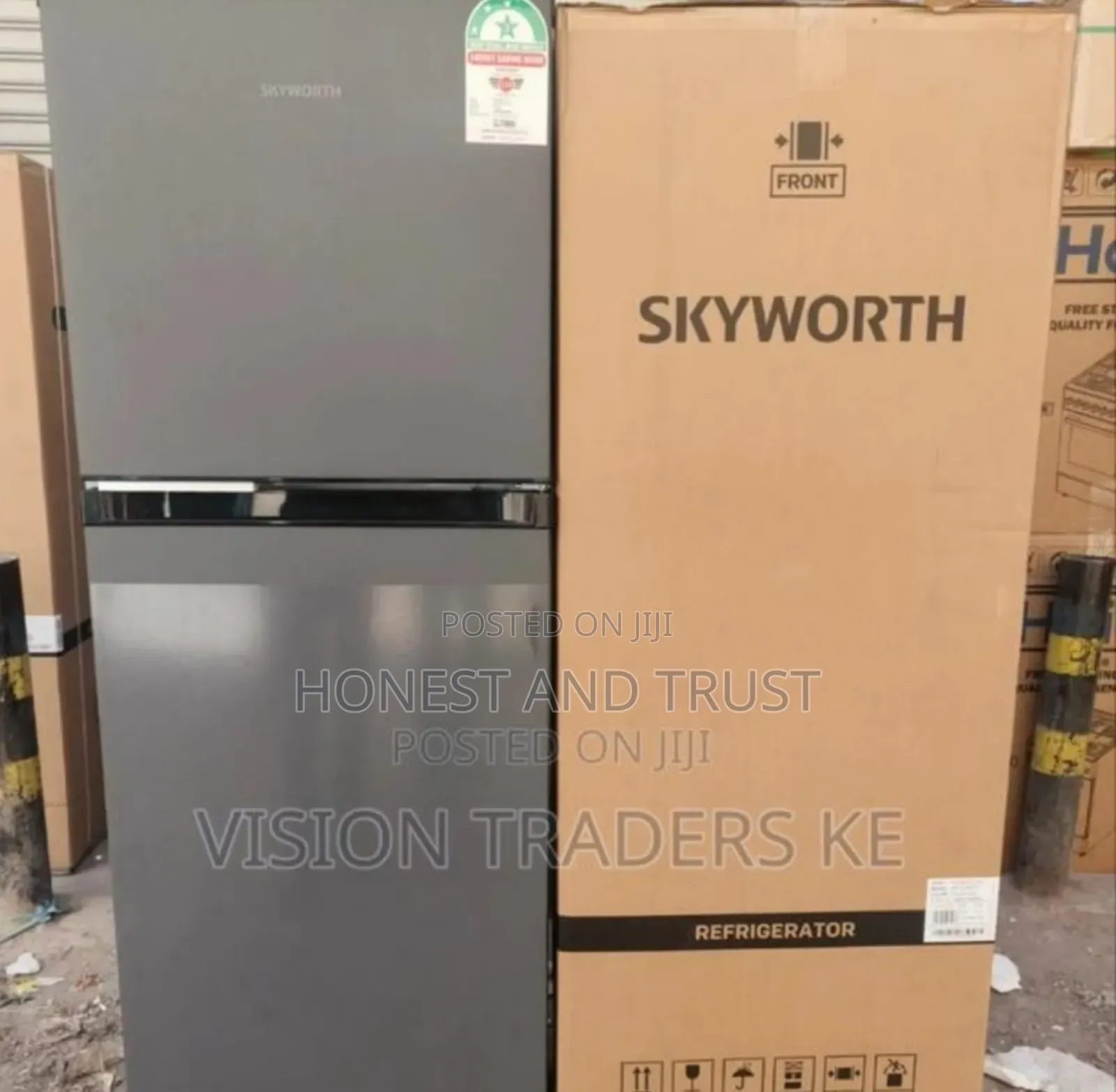 158 Litres Skyworth Double Door Refrigerator