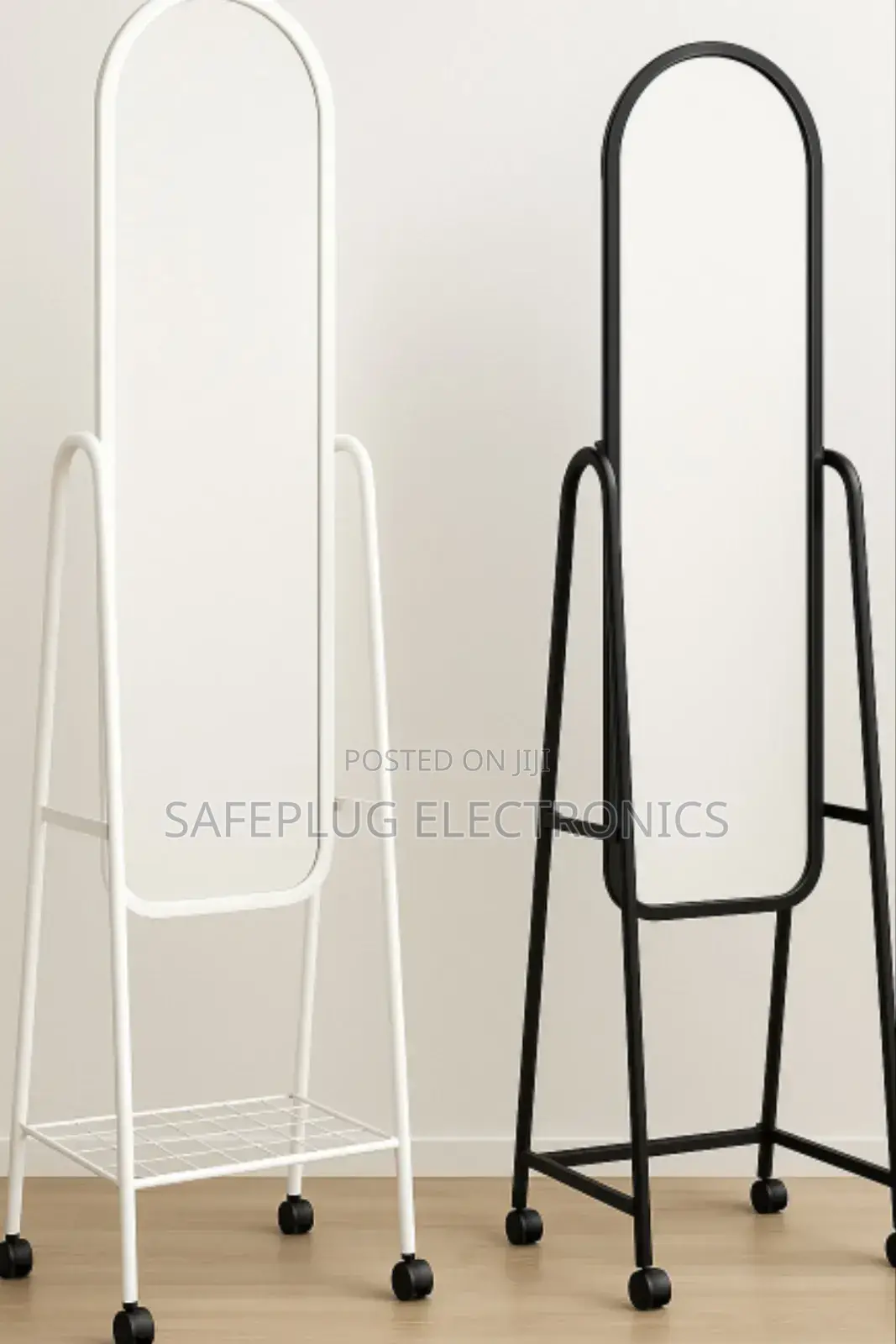 Dressing Mirror 36cm | 360° Wheels + Led Lights |