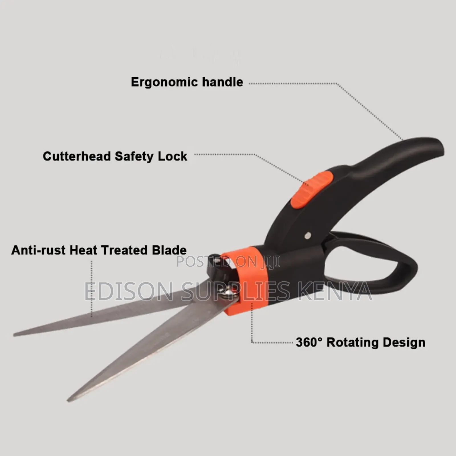 Grass Shears Pruning Shears Garden Mowers 360° Rotation Grass Trimmers