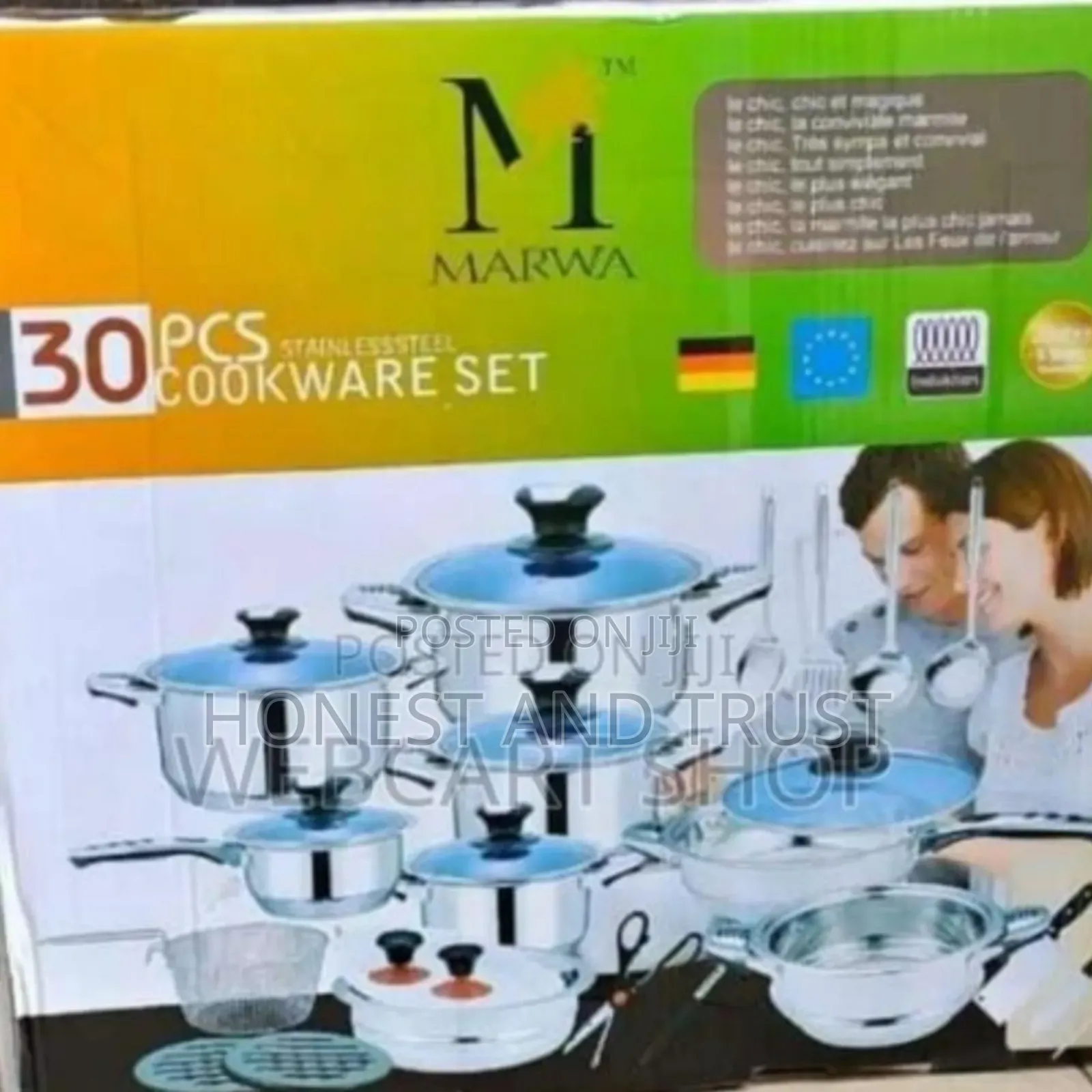 30 PCS Marwa Cookerwares