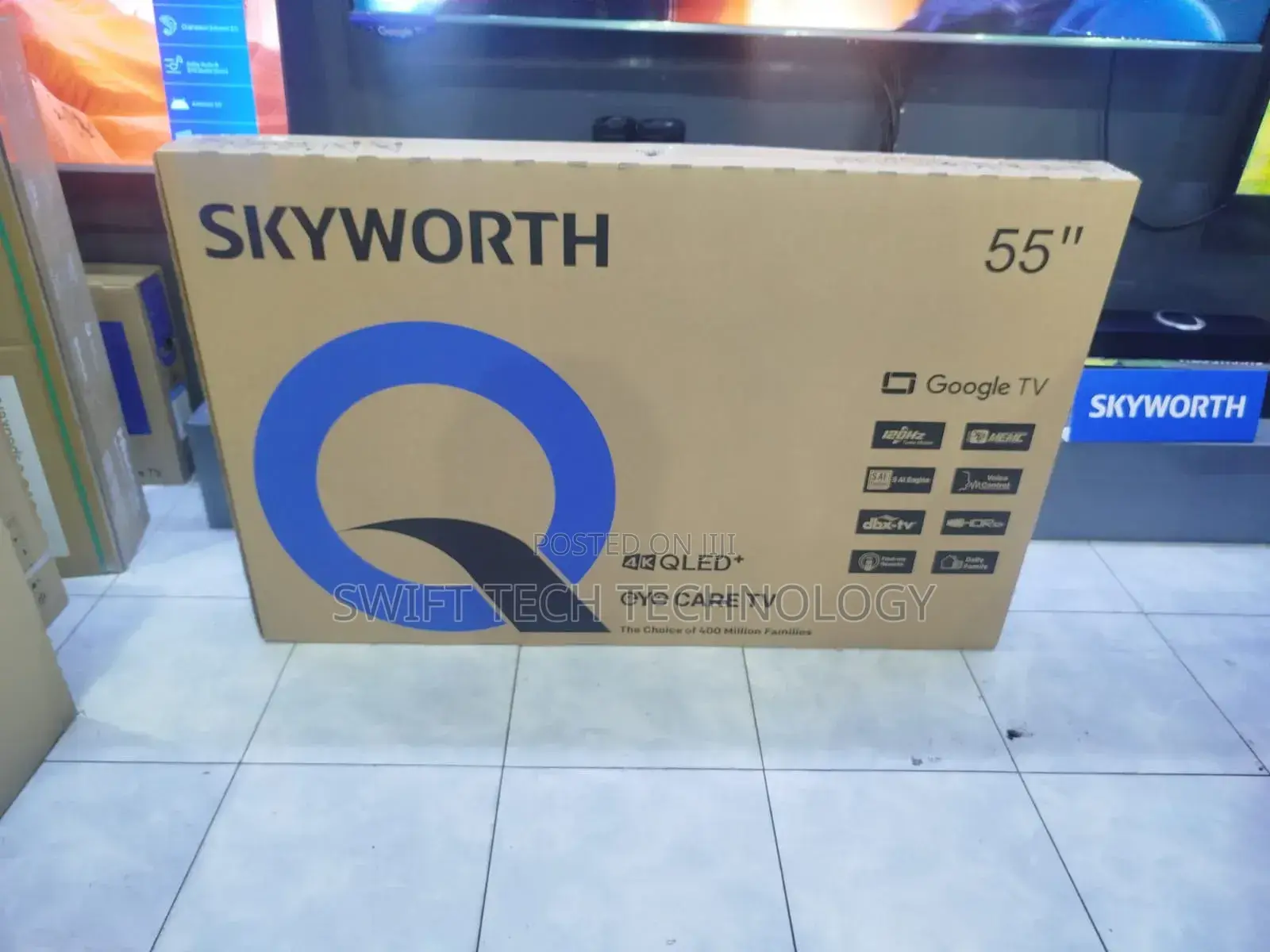 Skyworth 55 Inches Qled Frameless 