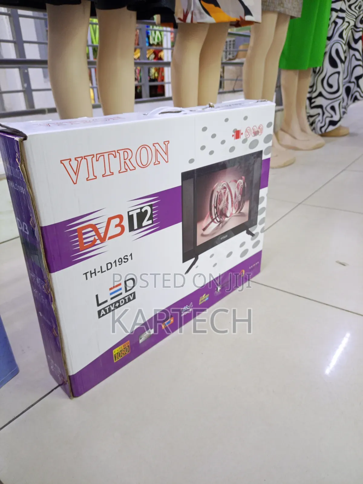 Vitron 19" Led Digital Tv – Clear Picture, Steady Sound