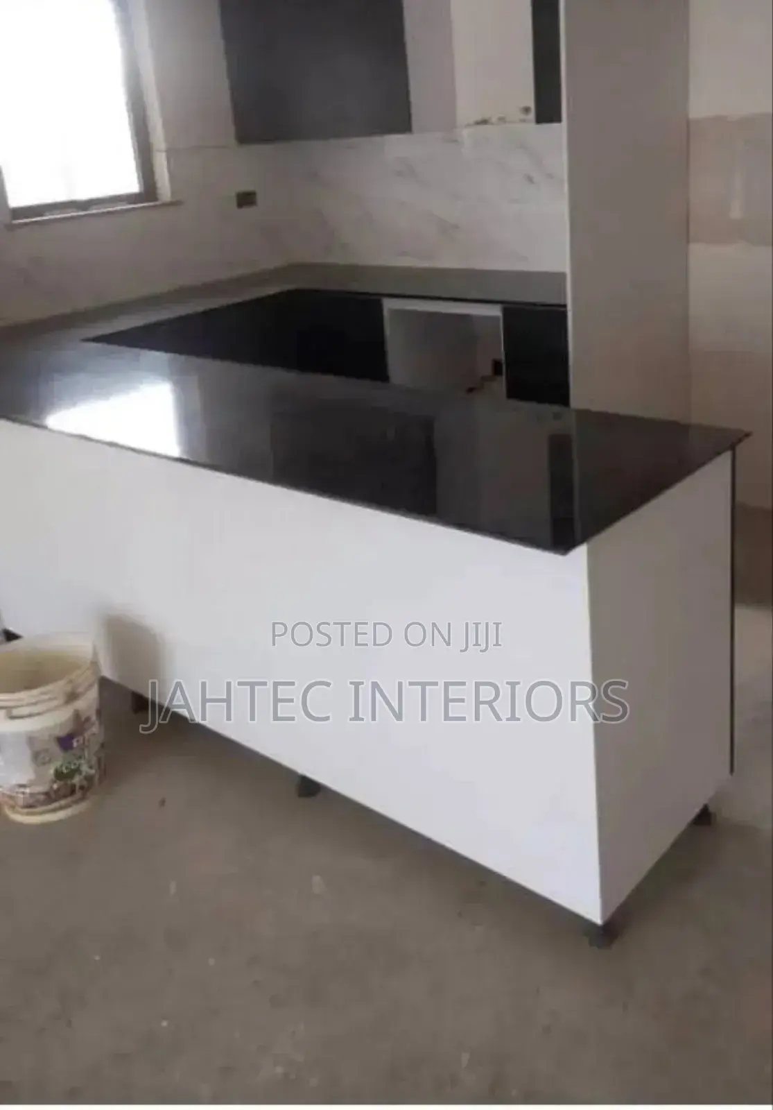 Kitchen Cabinets Installing and Granite Fixing