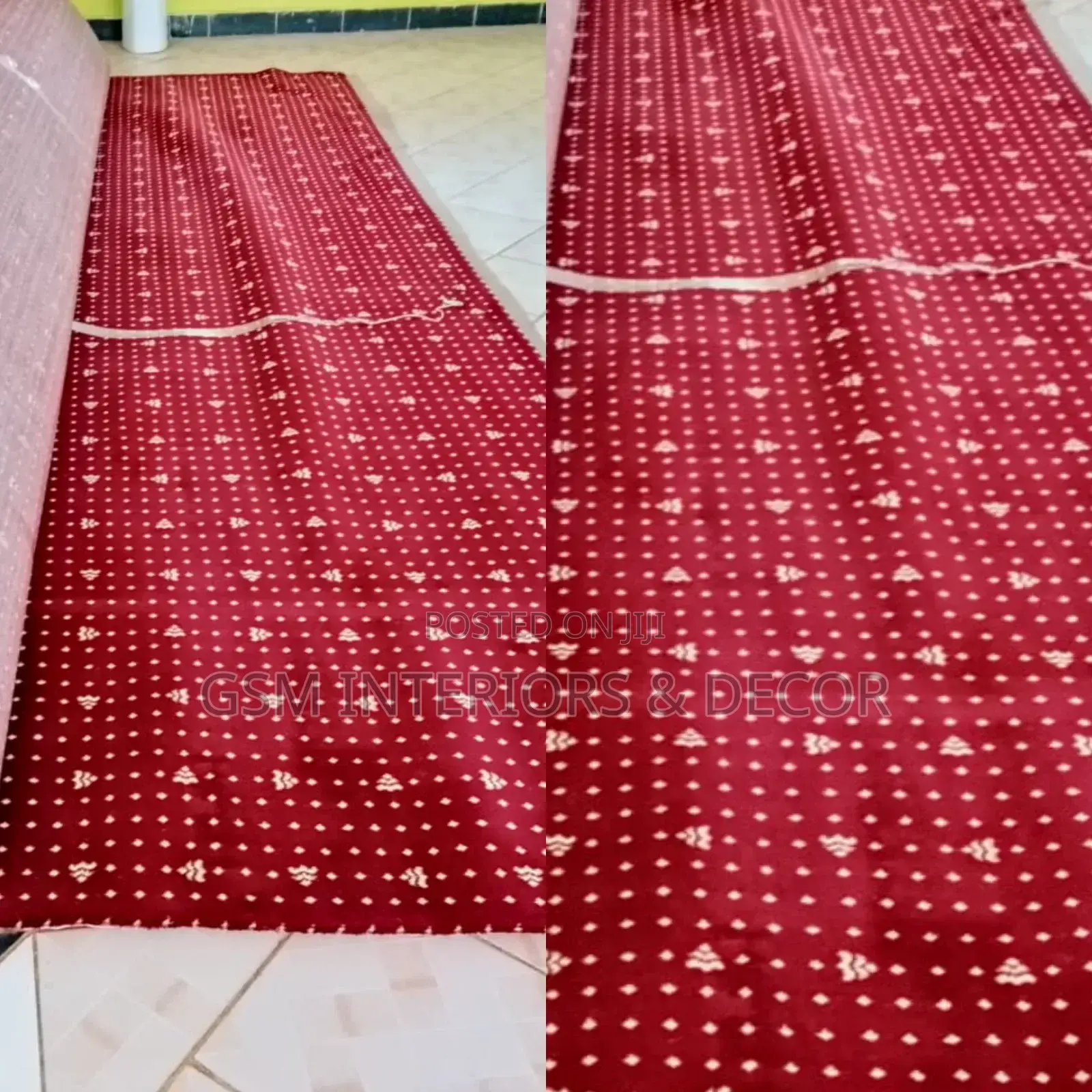 Flowered Maroon Office Caroets for Presidential Office