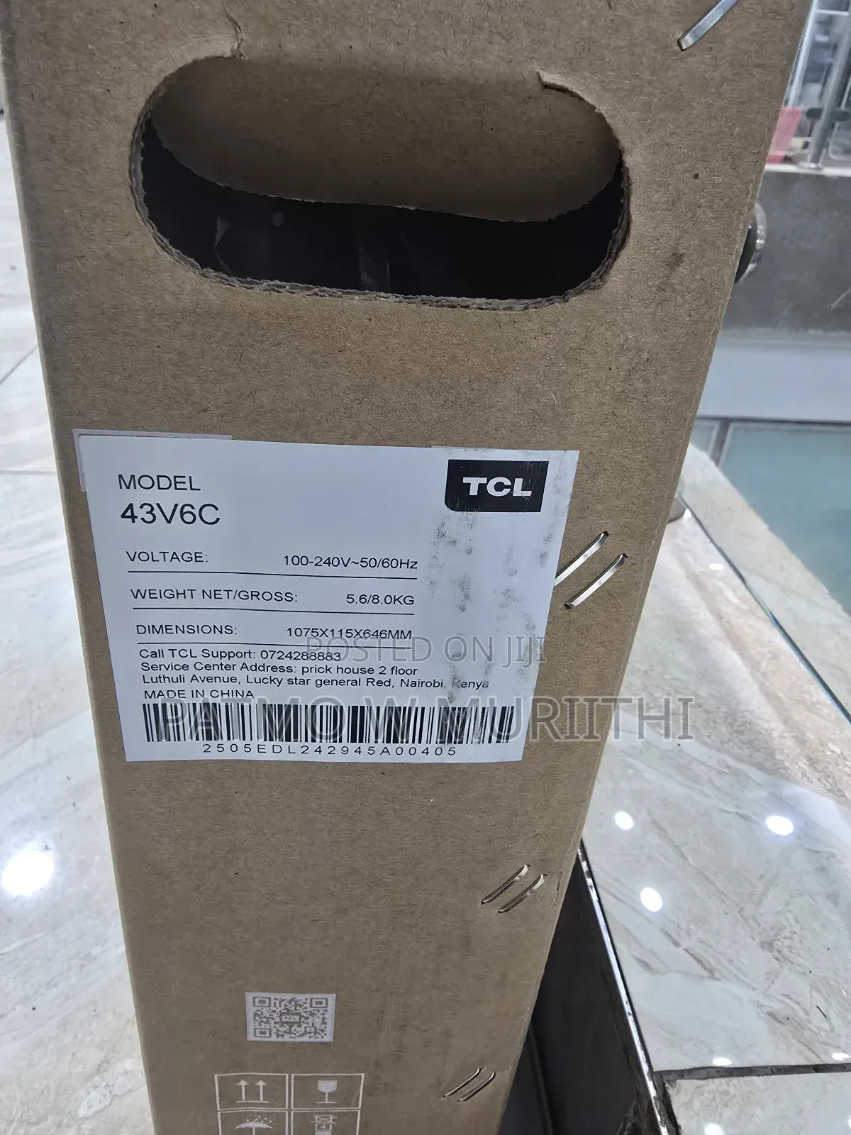 TCL 43inches Google Tv HDR 43v6c