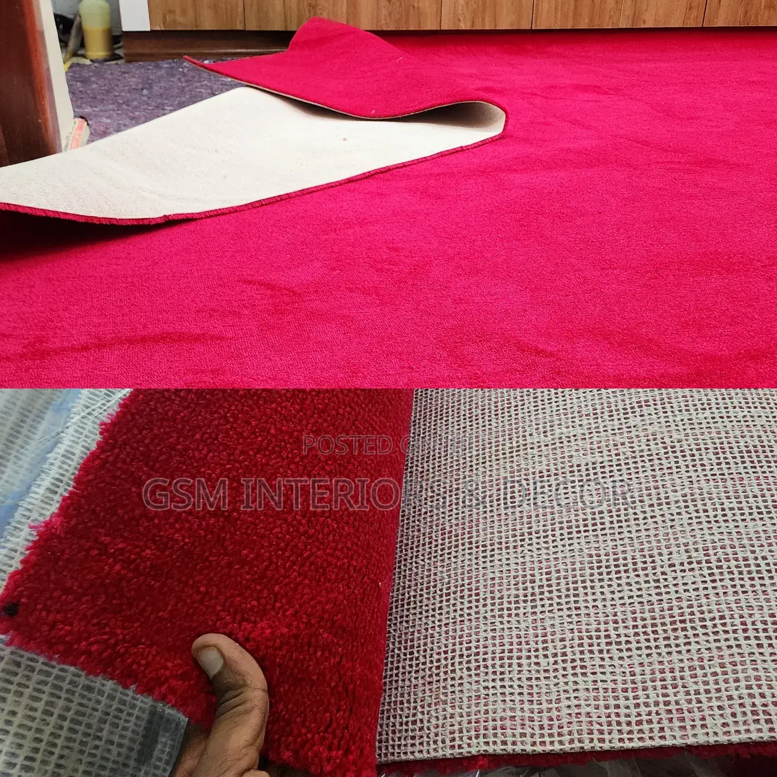 Cheeks Red Office Carpets by Wall to Wall