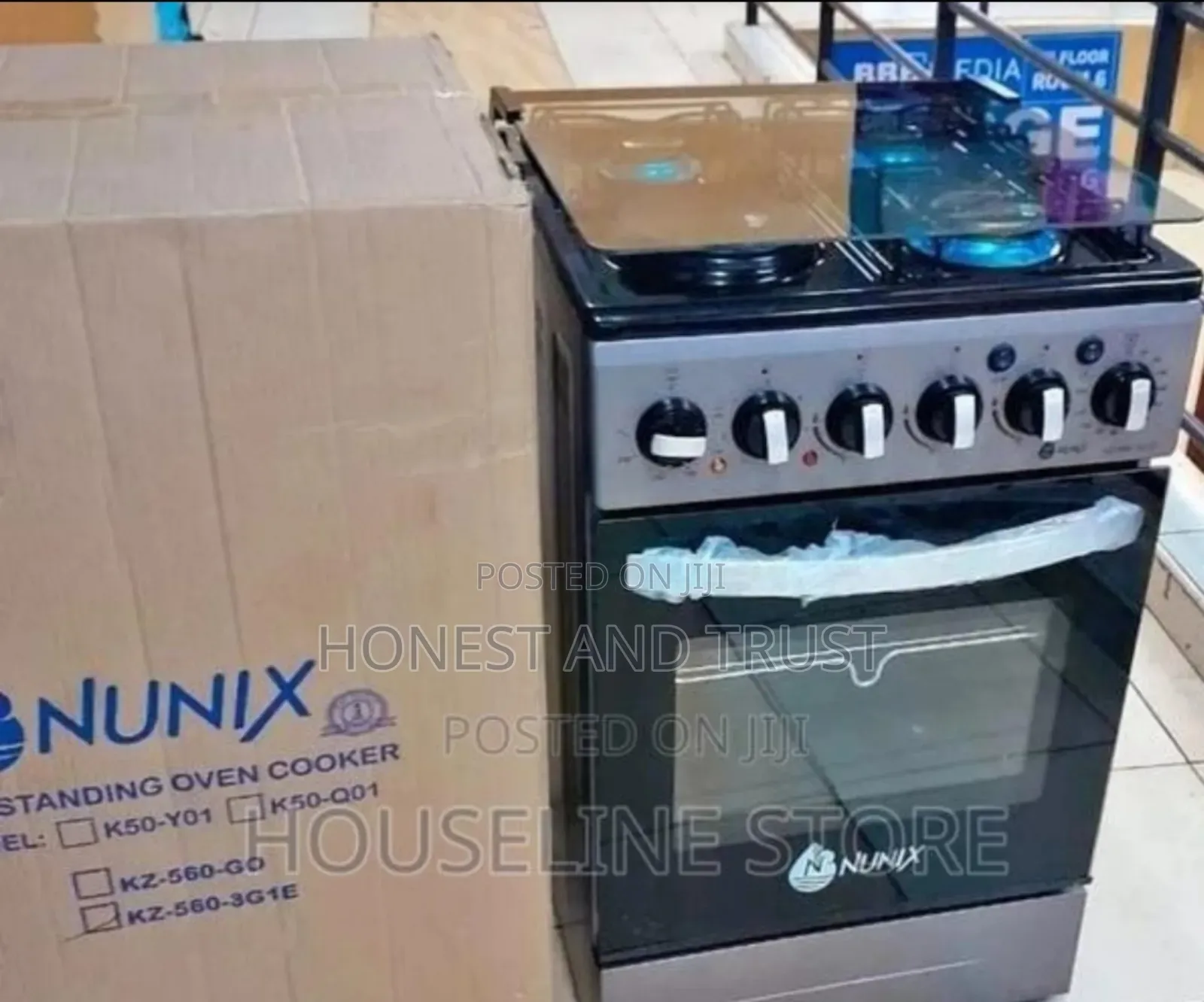 Nunix 4 Gas Burner Cooker