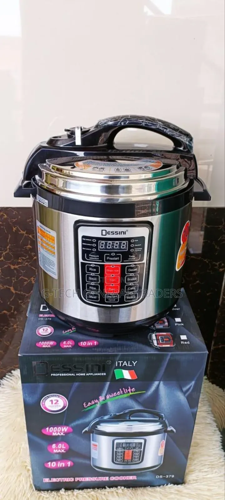 Dessini 6l Nonstick Digital Pressure Cooker