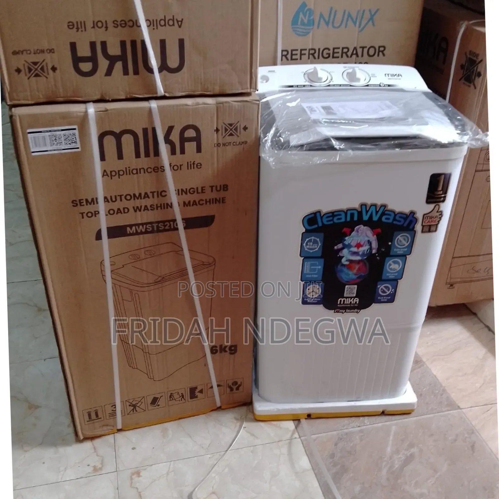 Mika Semi Automatic 6kg Top Load Washing Machine