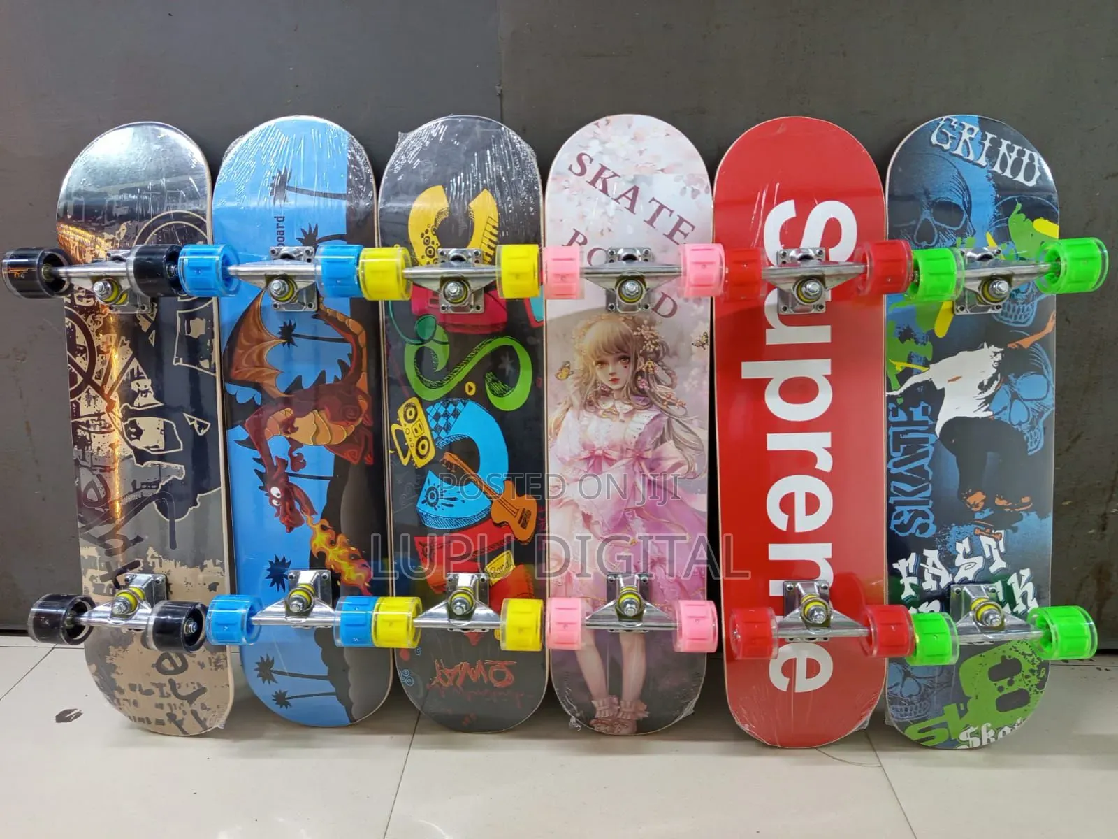 Long Skate Board 
With Grip Tape/ Antislide at the Top