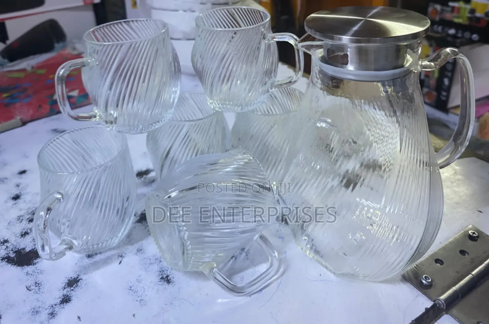 Glass Tea/ Water Set Borosilicate