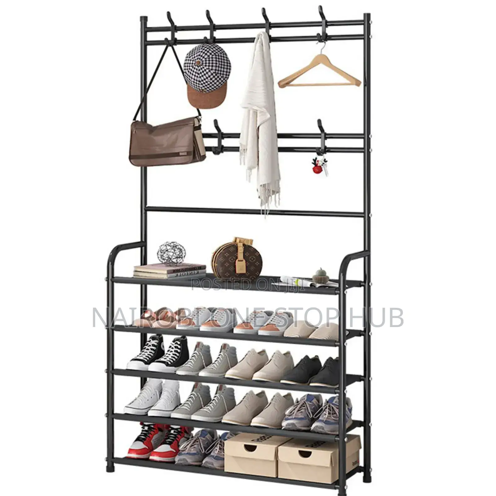 Multifunctional Shoe and Hat Rack