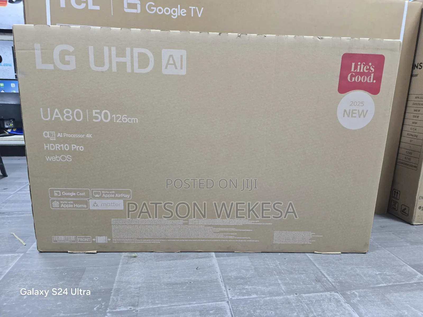 Lg 50 Inch Uhd Ai Ua80 Smart Tv Ready Hdr10 Webos25 2025