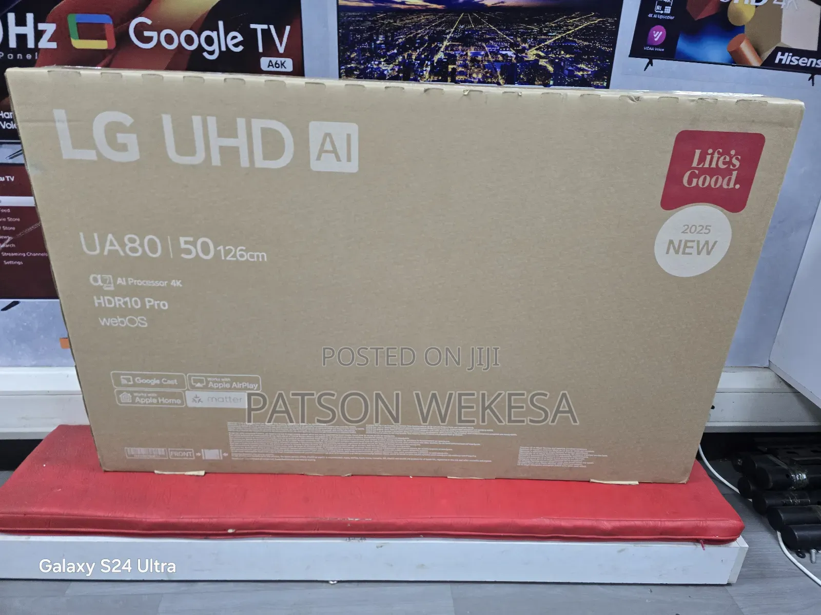 Lg 50 Inch Uhd Ai Ua80 Smart Tv Ready Hdr10 Webos25 2025