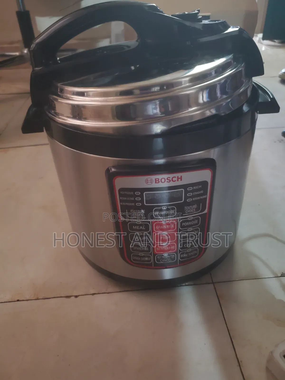6 Littres Electric Bosch Pressure Cooker