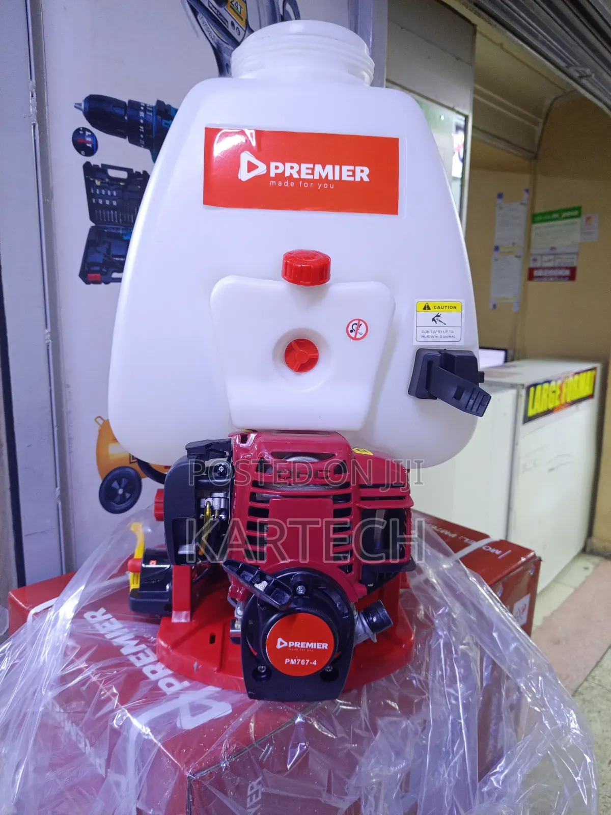 Premier 767-4 4-Stroke Petrol-Powered Knapsack Sprayer