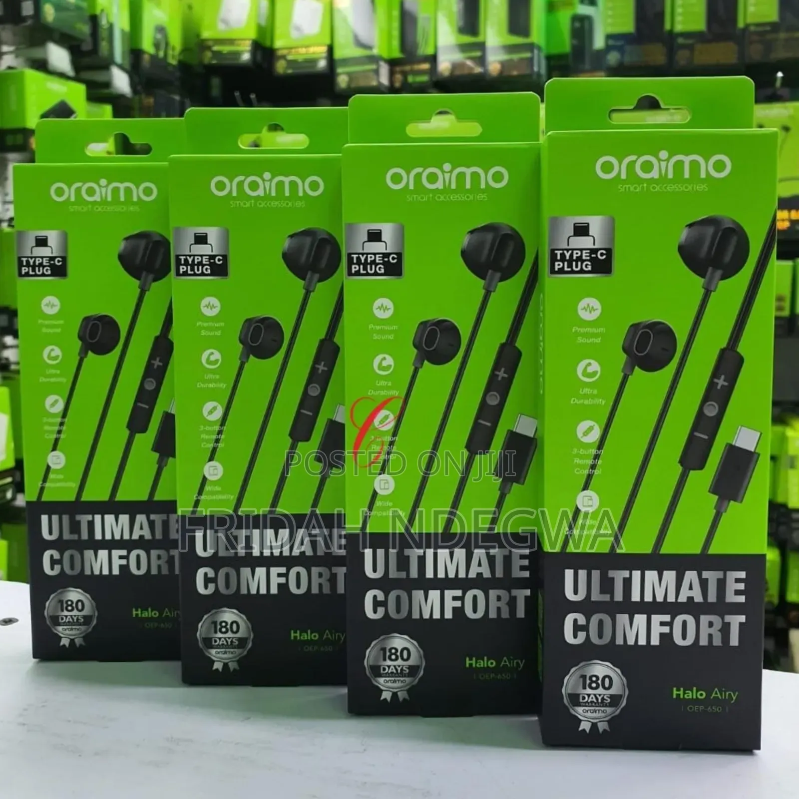 Oraimo Halo Airy Oep-650 Type C Ultimate Comfort Earphones