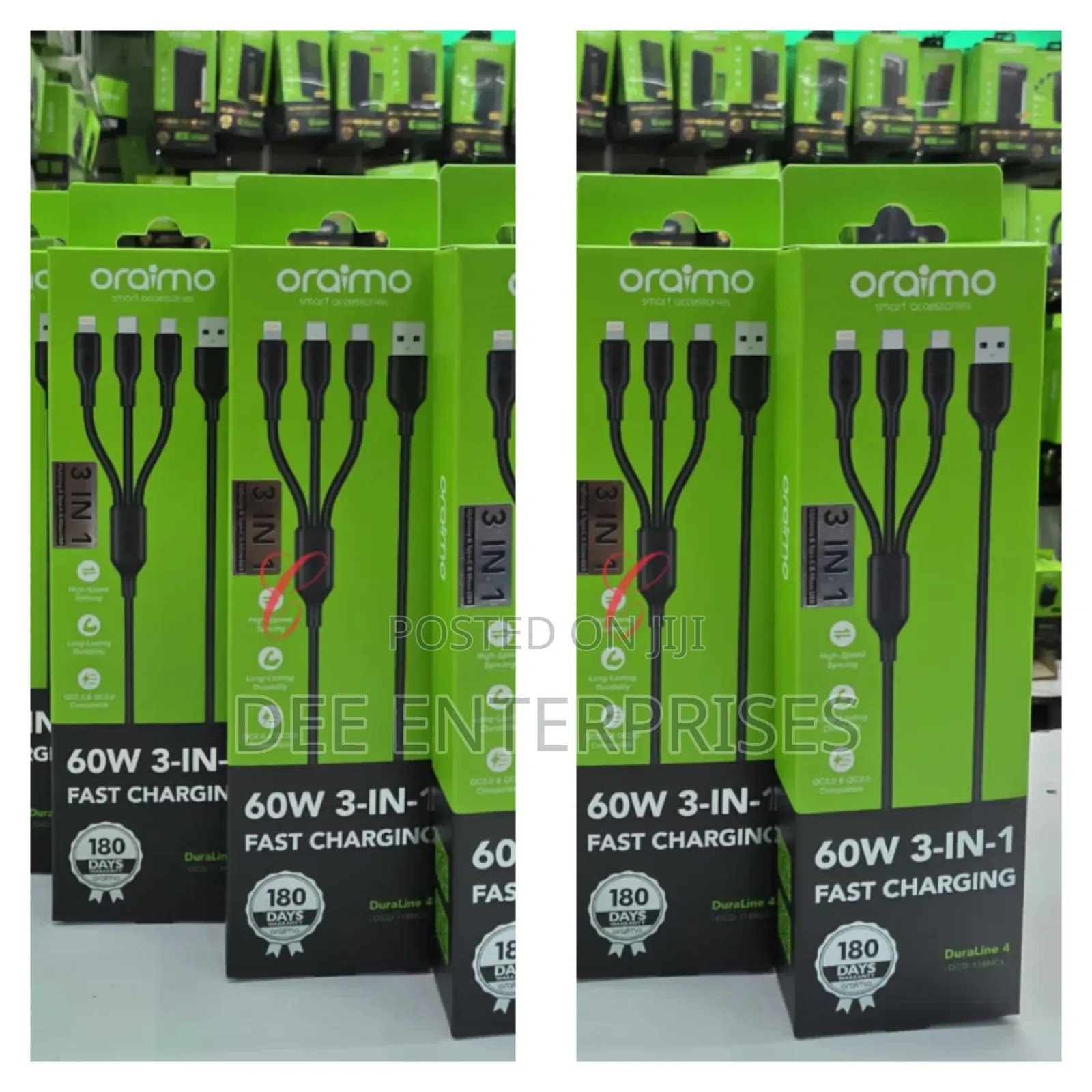 Oraimo Dura Line Fast Charging Cables