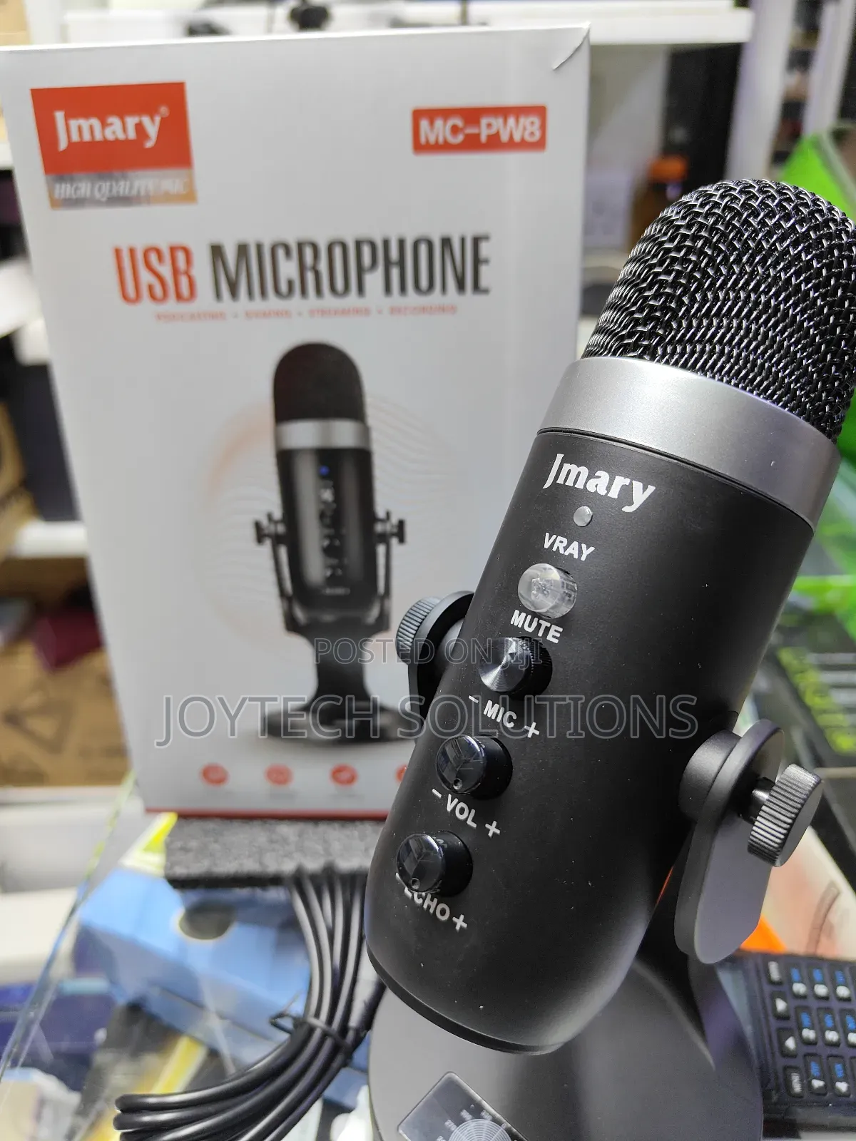 Jmary Sound Usb Microphone,Condenser for Pc and Phones Mic,Plug Play