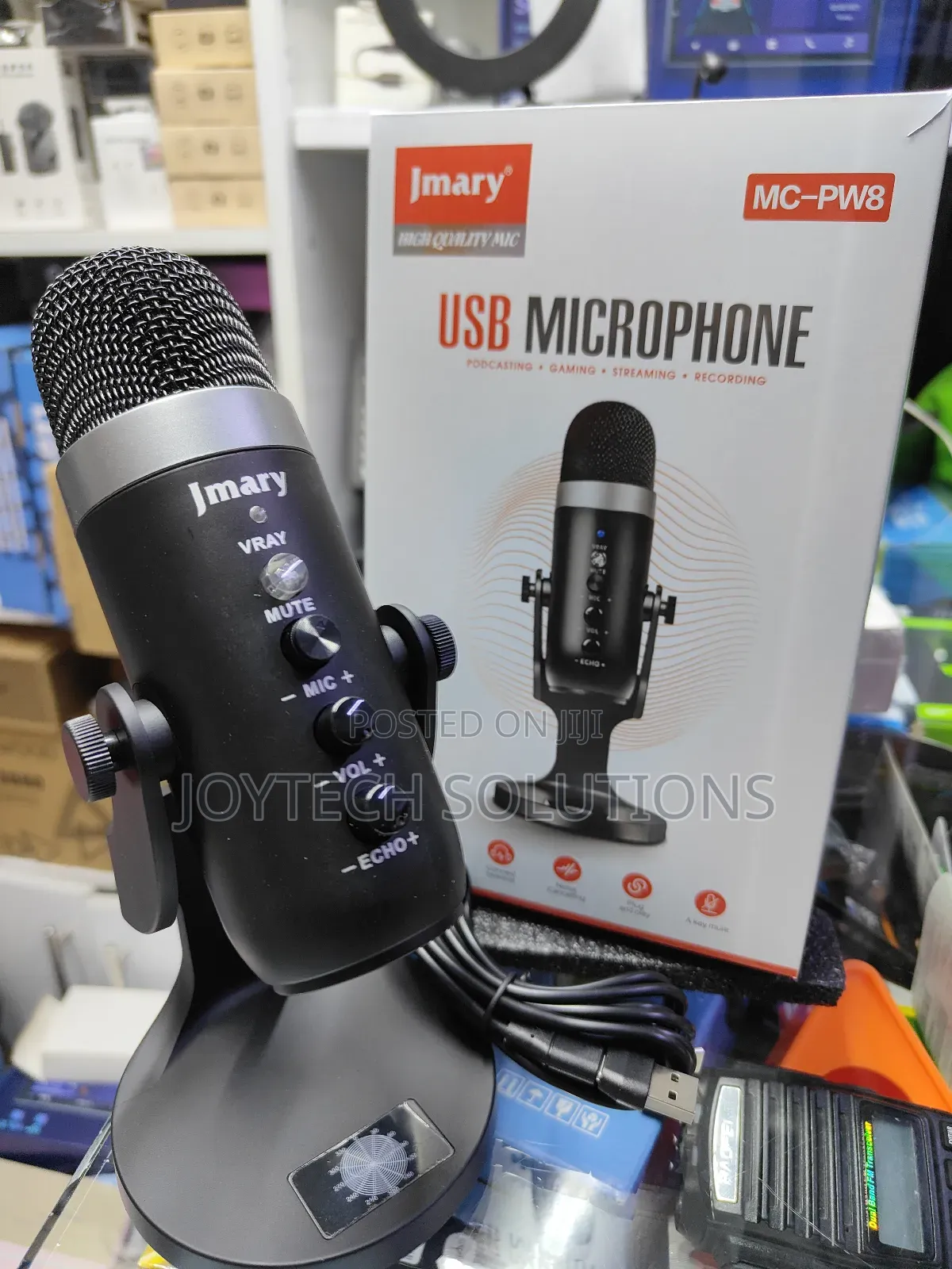 Jmary Sound Usb Microphone,Condenser for Pc and Phones Mic,Plug Play