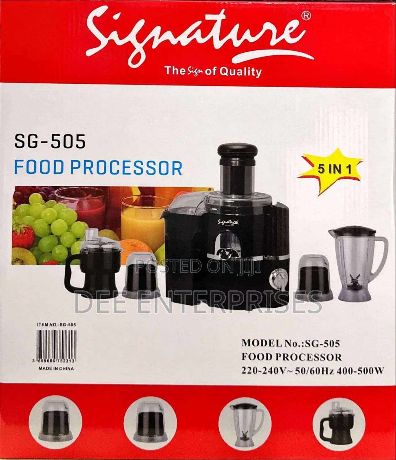 Signature Food Processor 5 in 1