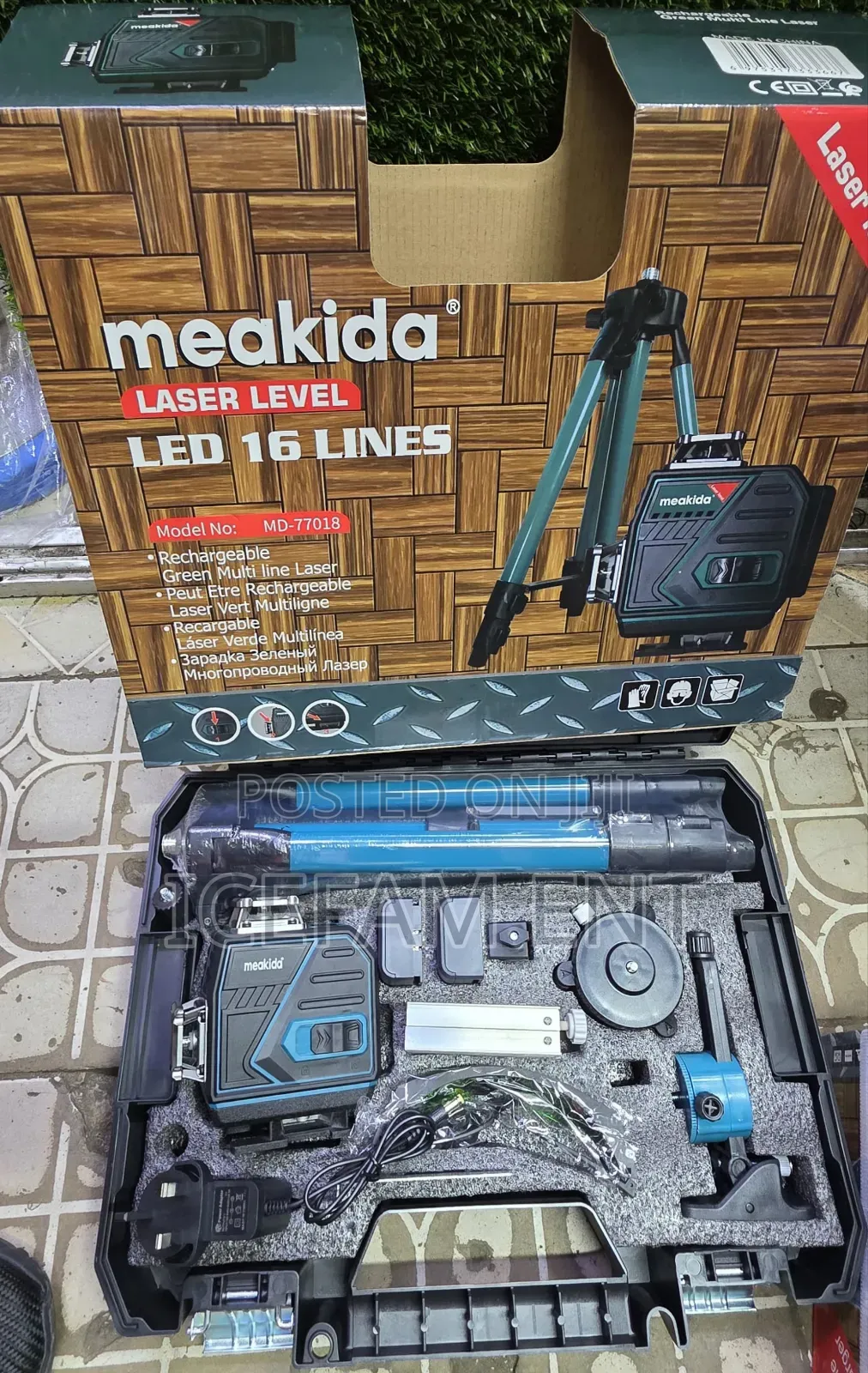 Meakida Laser Level/16 Lines Led Laser Level With Stand