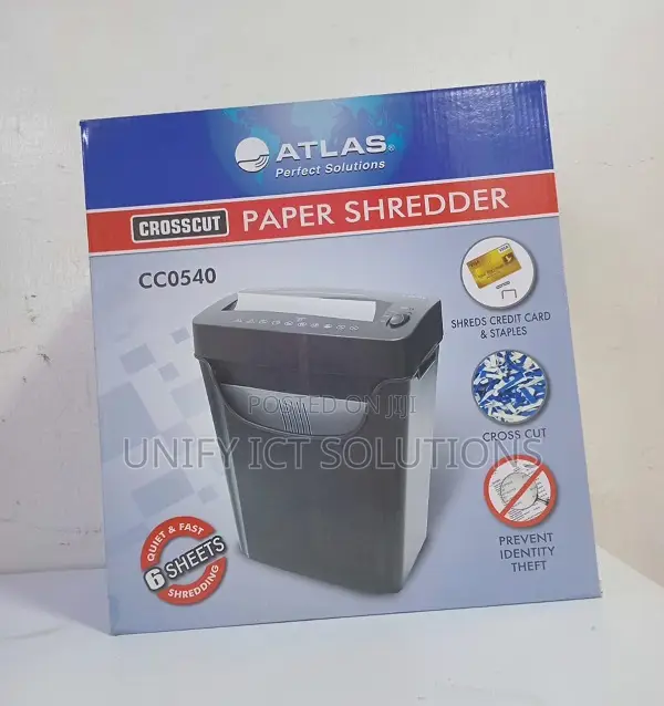 Atlas Cc0540 Paper Shredder Shreds Up to 6 Sheets.