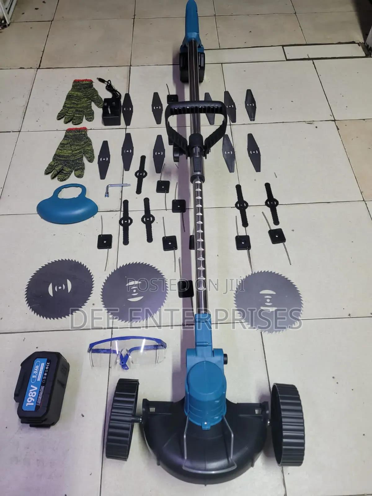 198v Battery Cordless Brushcutter