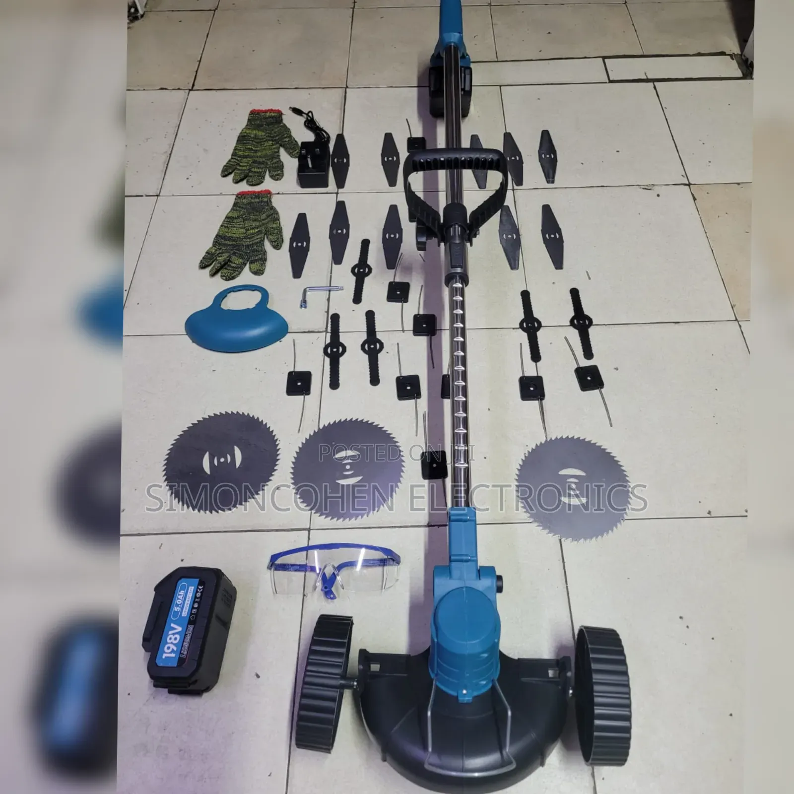 198v Battery  Cordless Brushcutter