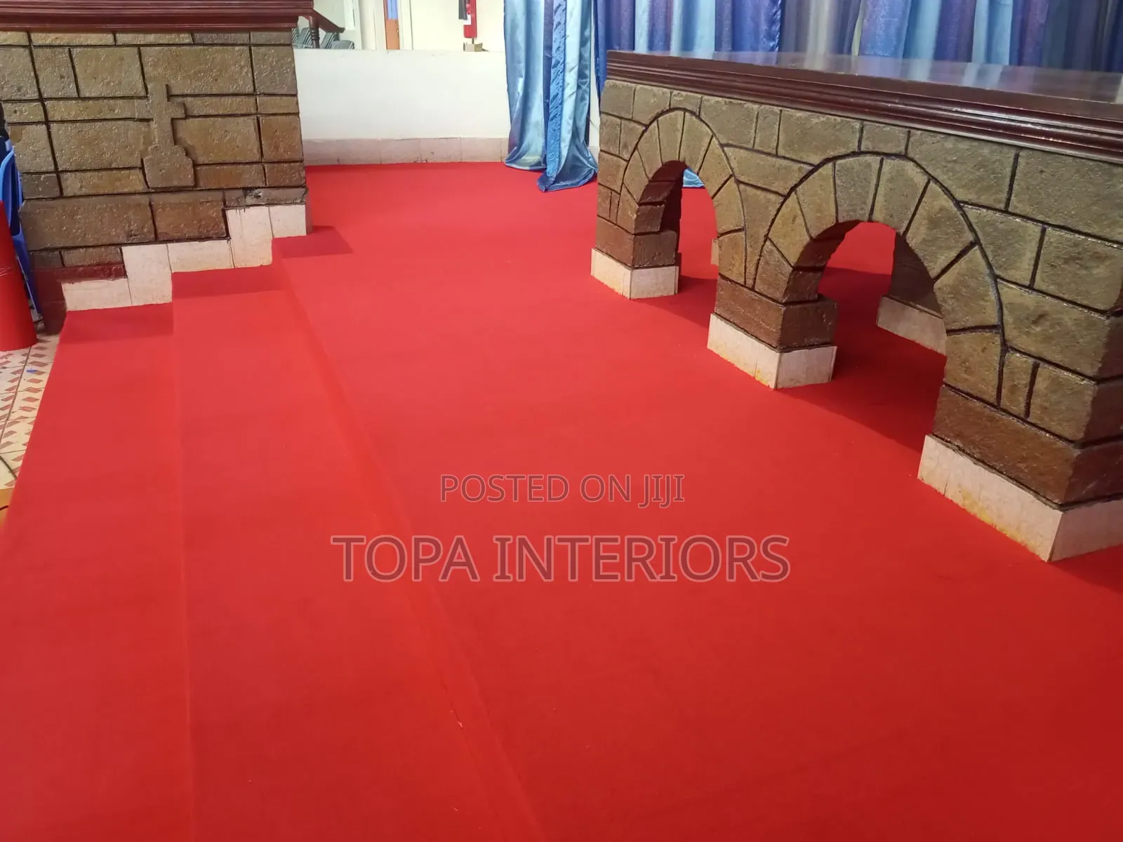 All Churches Altar Red Carpets Supply and Installation