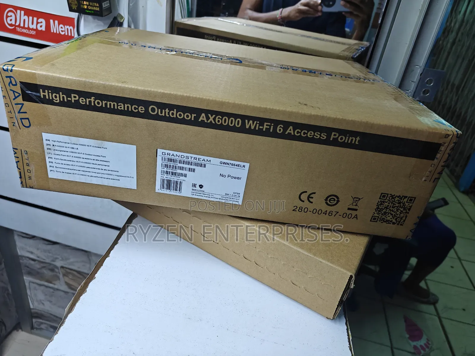 Grandstream Gwn7664elr Ax6000 Outdoor Access Point