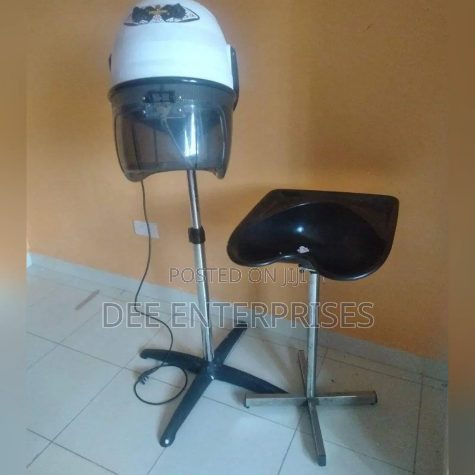 Hair Dryer and Salon Sink