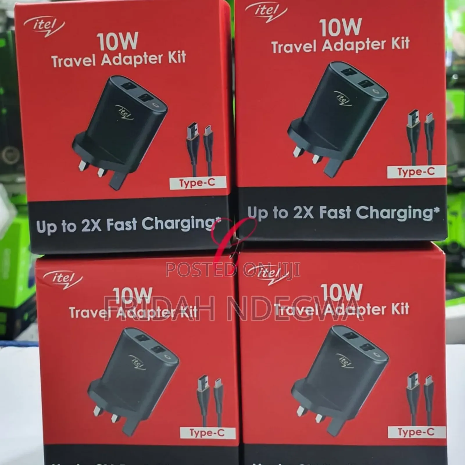 Itel Icw-101u 10w Type C *Dual Ports* Travel Adapter Kit
