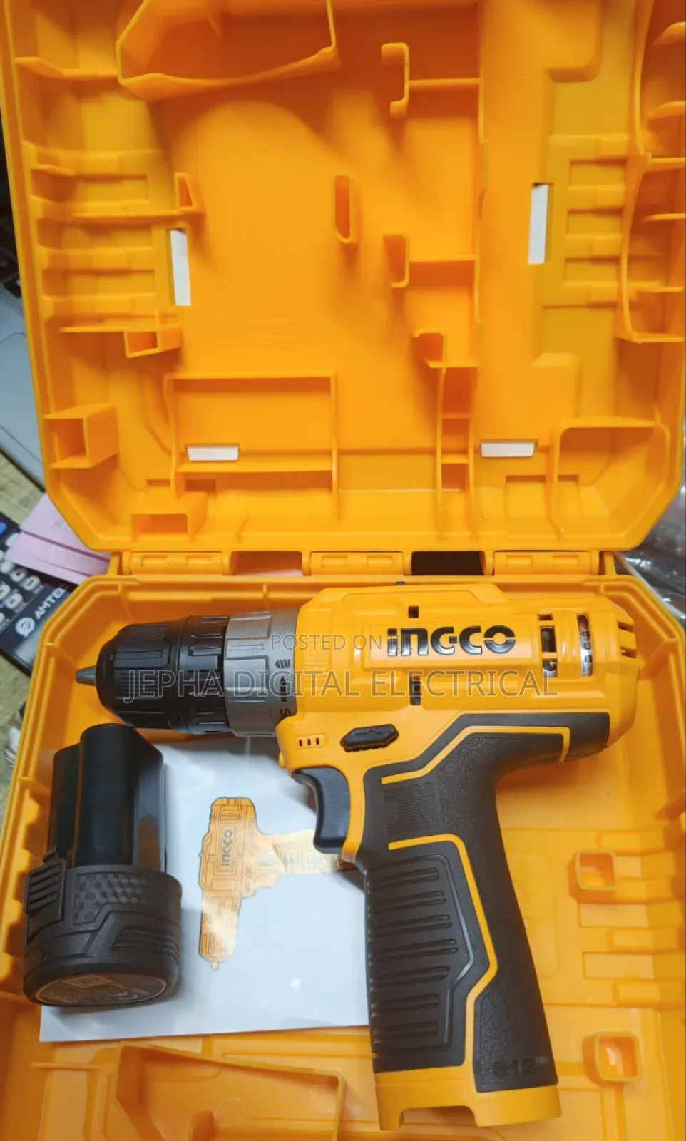 12v Ingco Cordless Drill