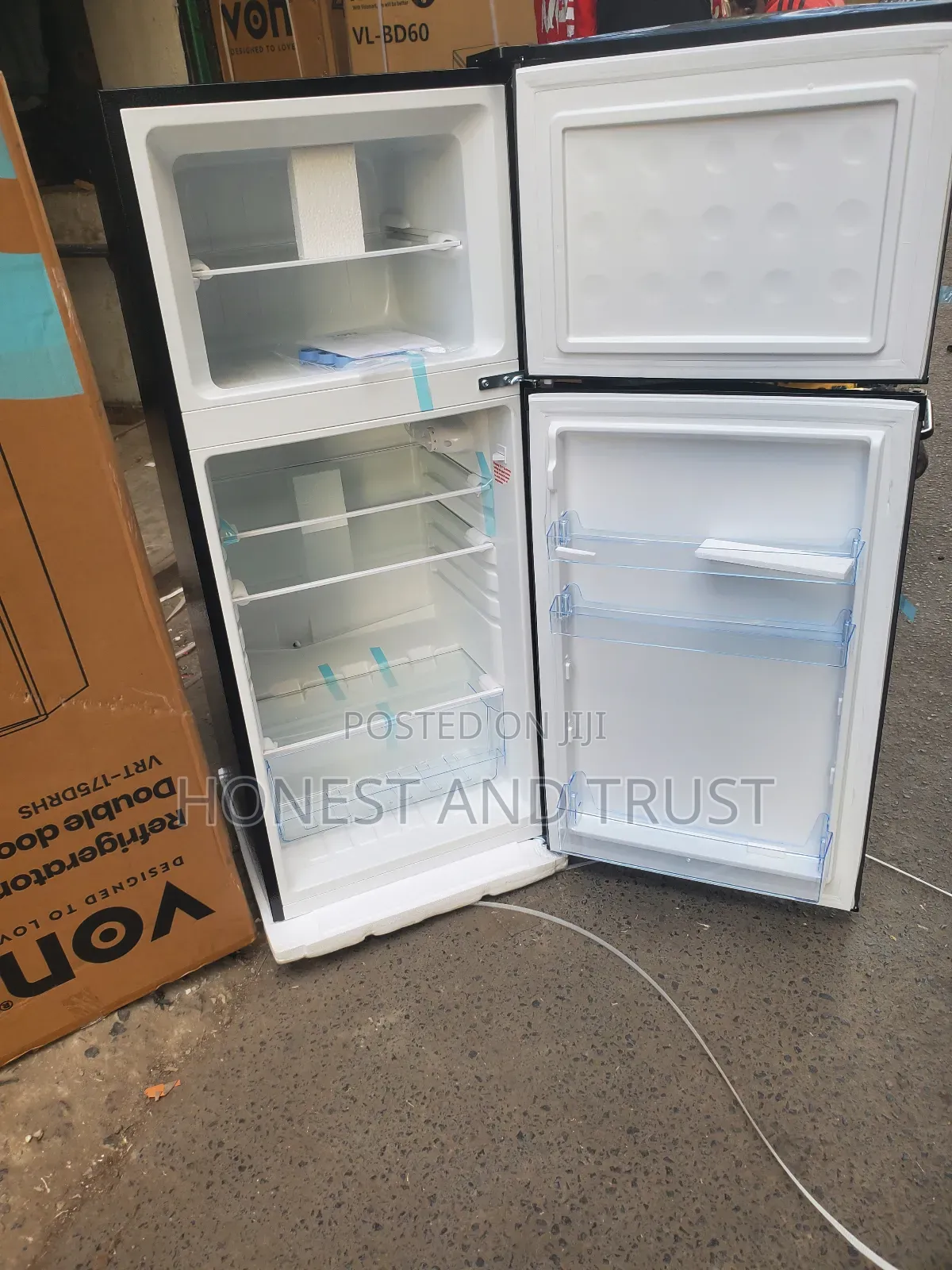 Von 175l Double Door Refrigerator