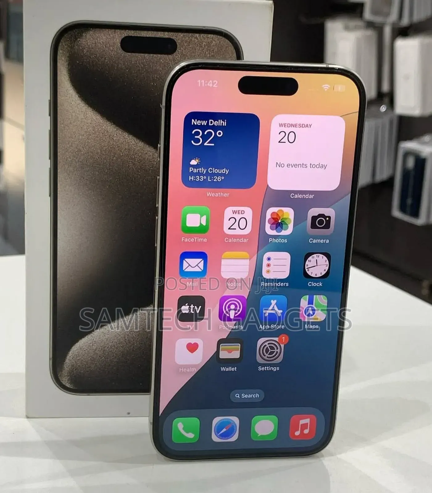 New Apple iPhone 15 Pro 256 GB Silver