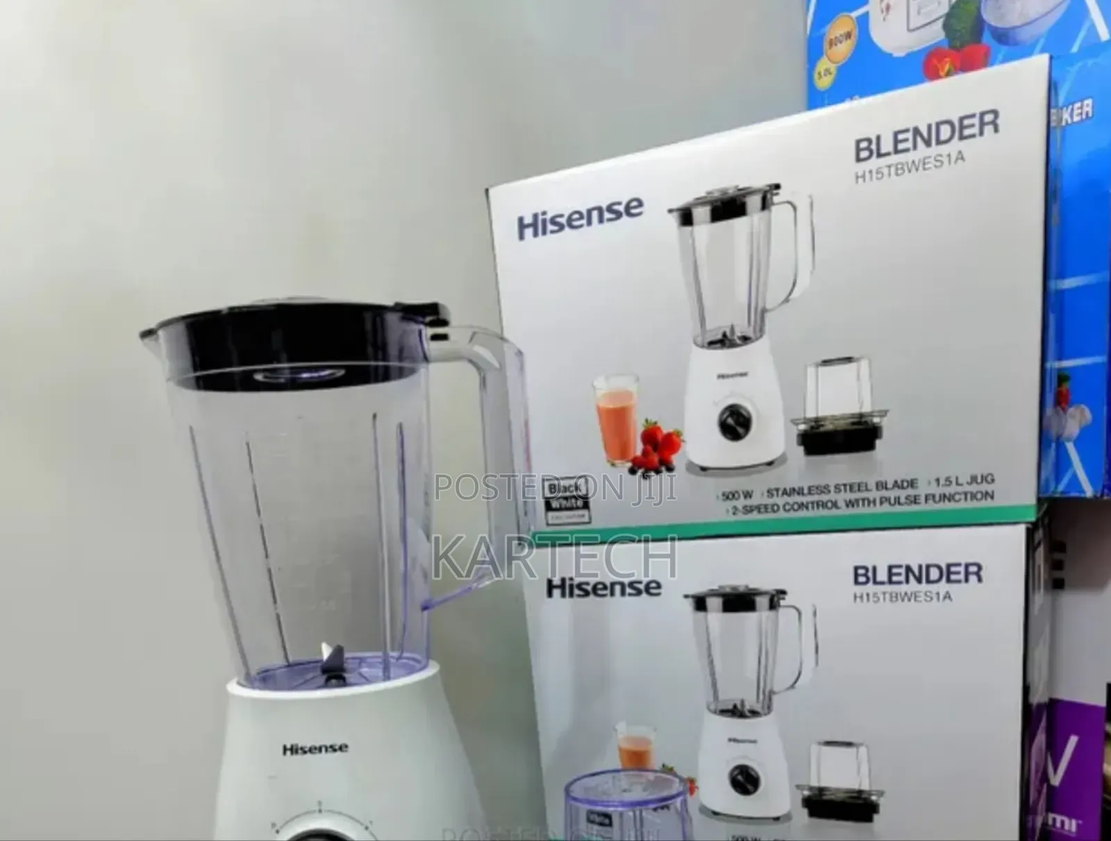 Hisense 2 in 1 Electric Blender 1.5l
