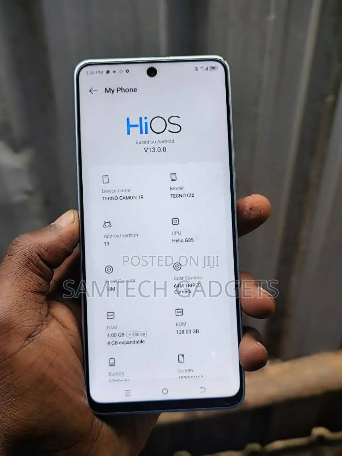 New Tecno Camon 19 128 GB White