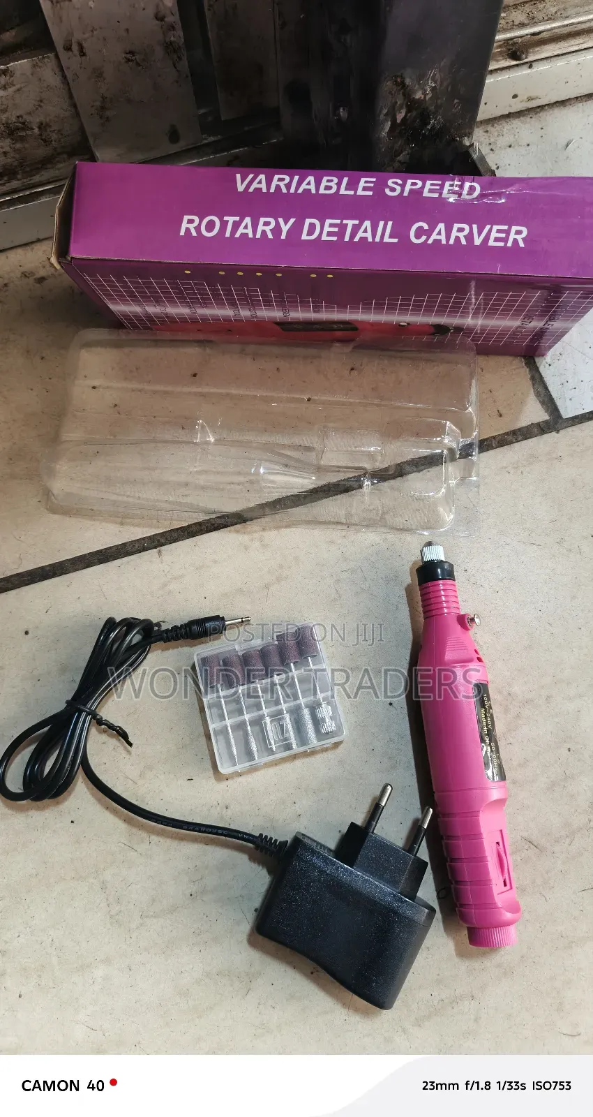 Electric Variable Speed Rotary Detail Carver for Nails