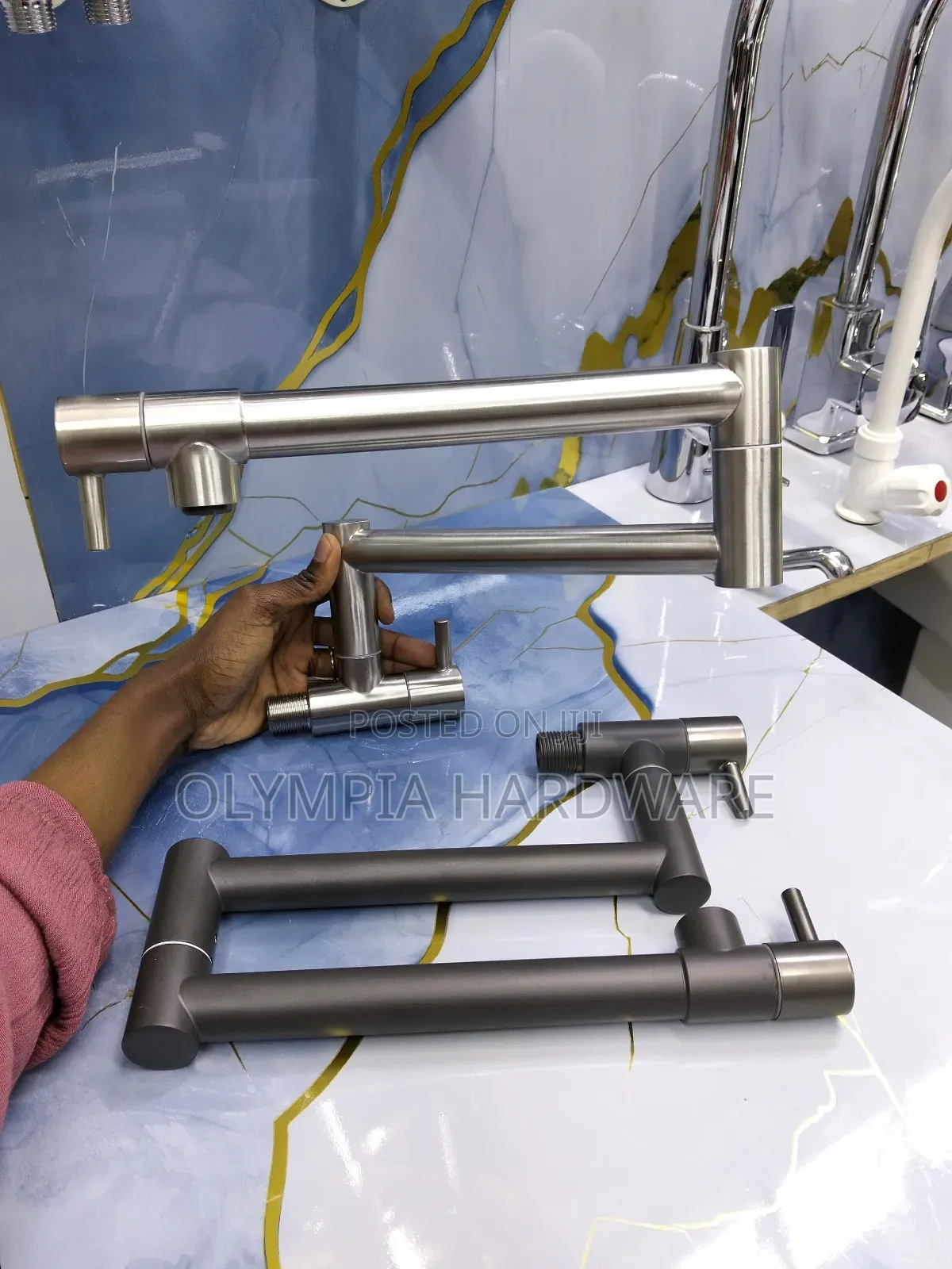 Pot Filler Tap Silver