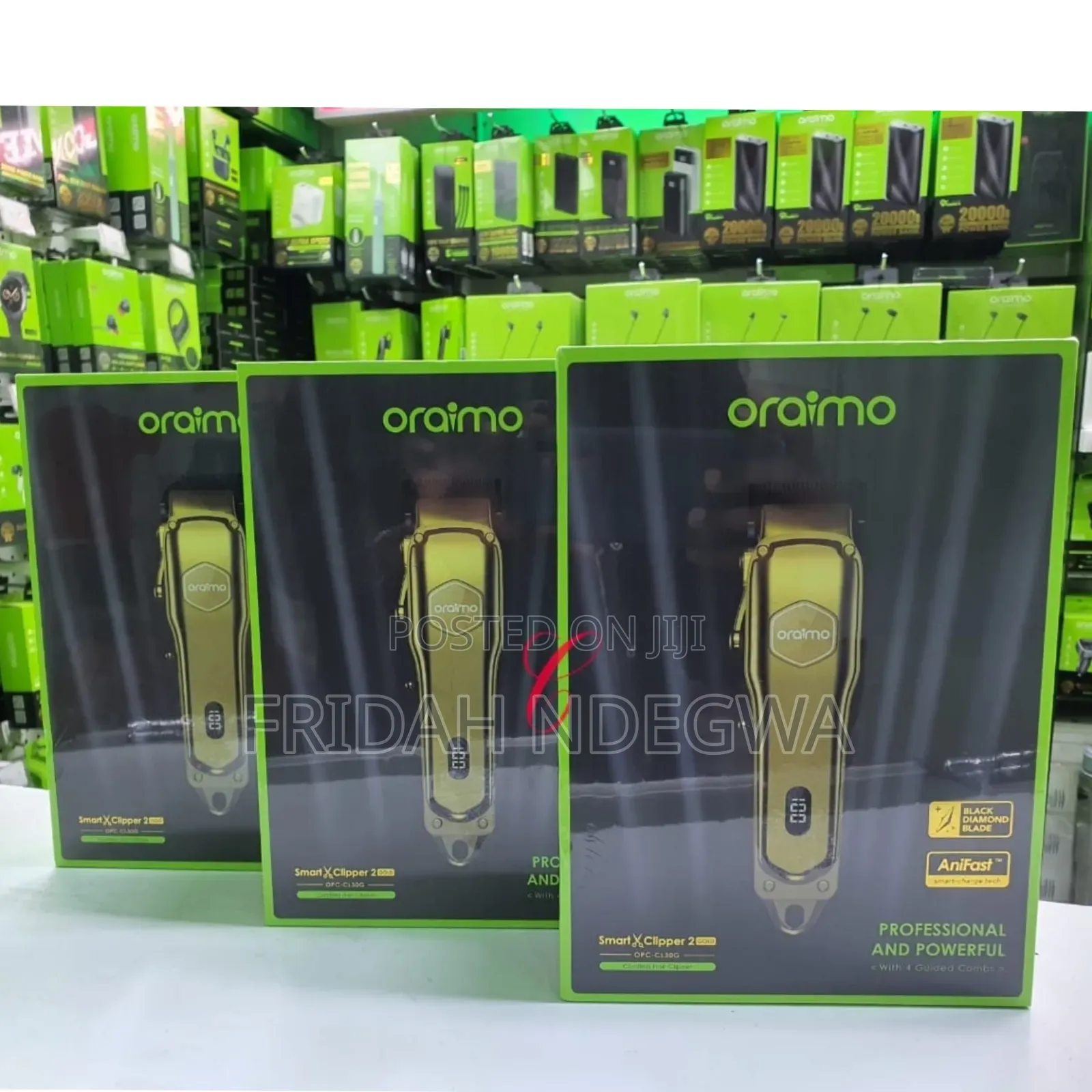 Oraimo Smart Clipper 2 Gold Opc-Cl30g *Black Diamond Blade*