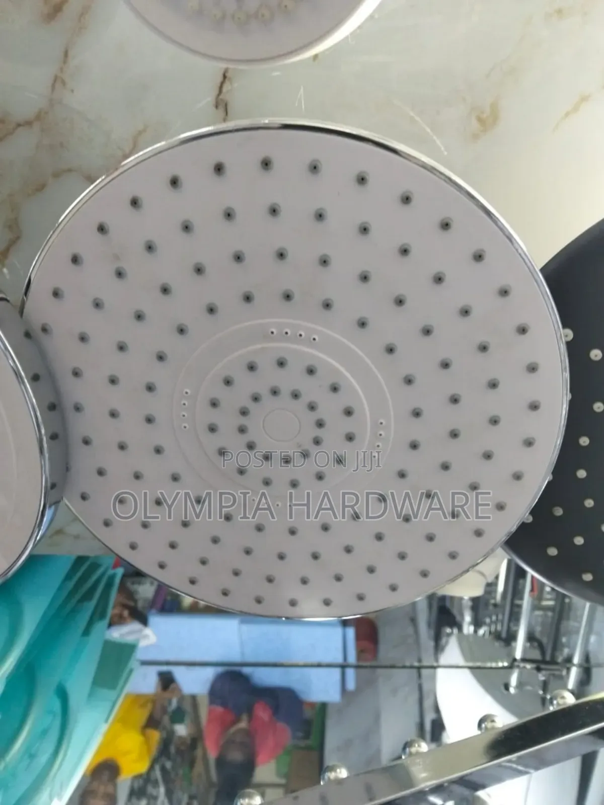 Shower Head Circle (White)