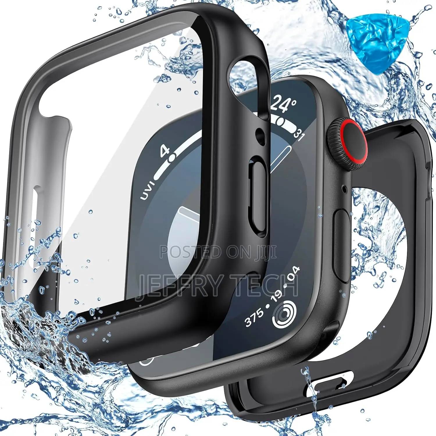 Goton Waterproof Hard Case for Apple Watch Screen Protector 41mm