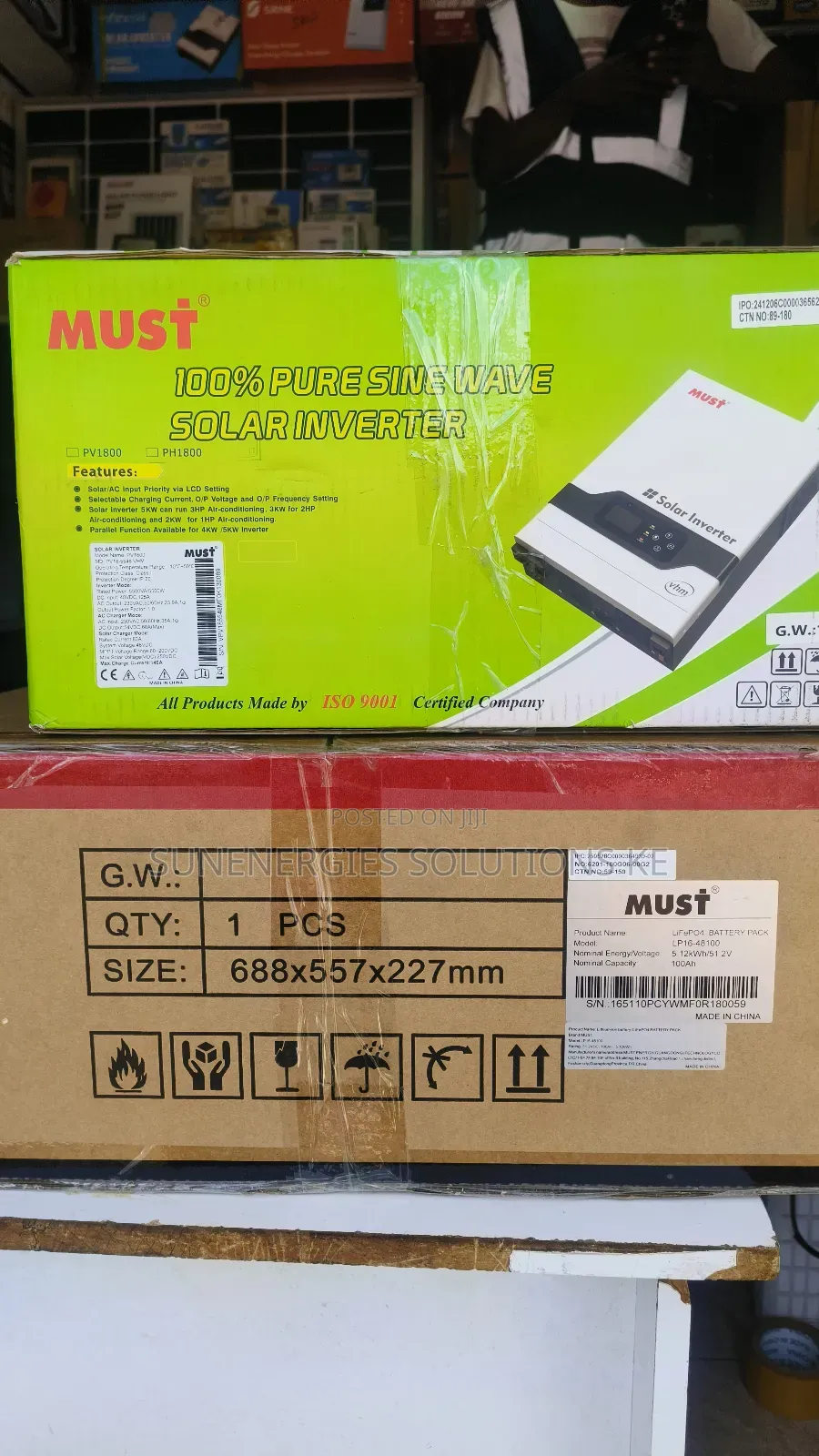5.5kw 48v Must Hybrid Inverter System