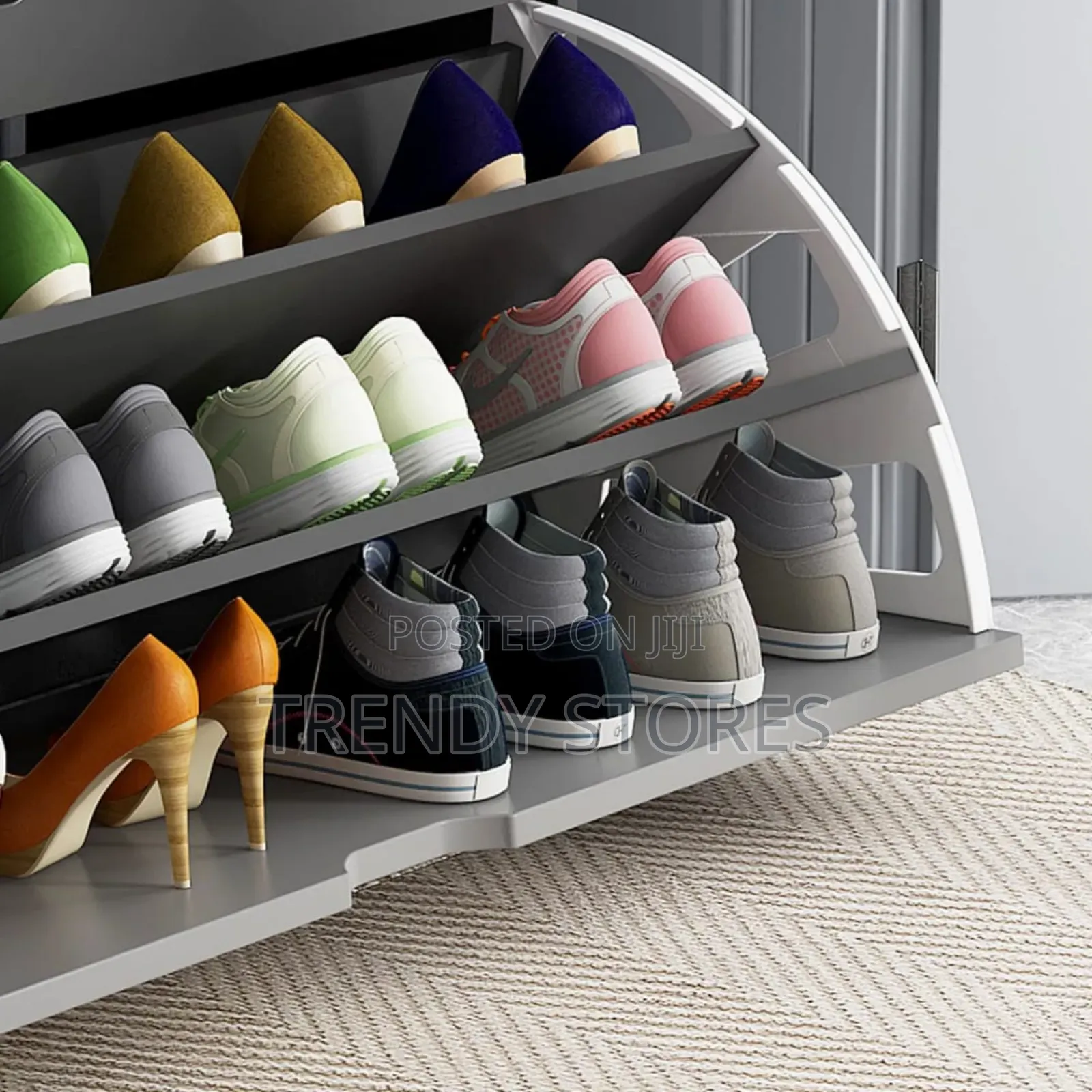 Bucket Flip Shoe Rack