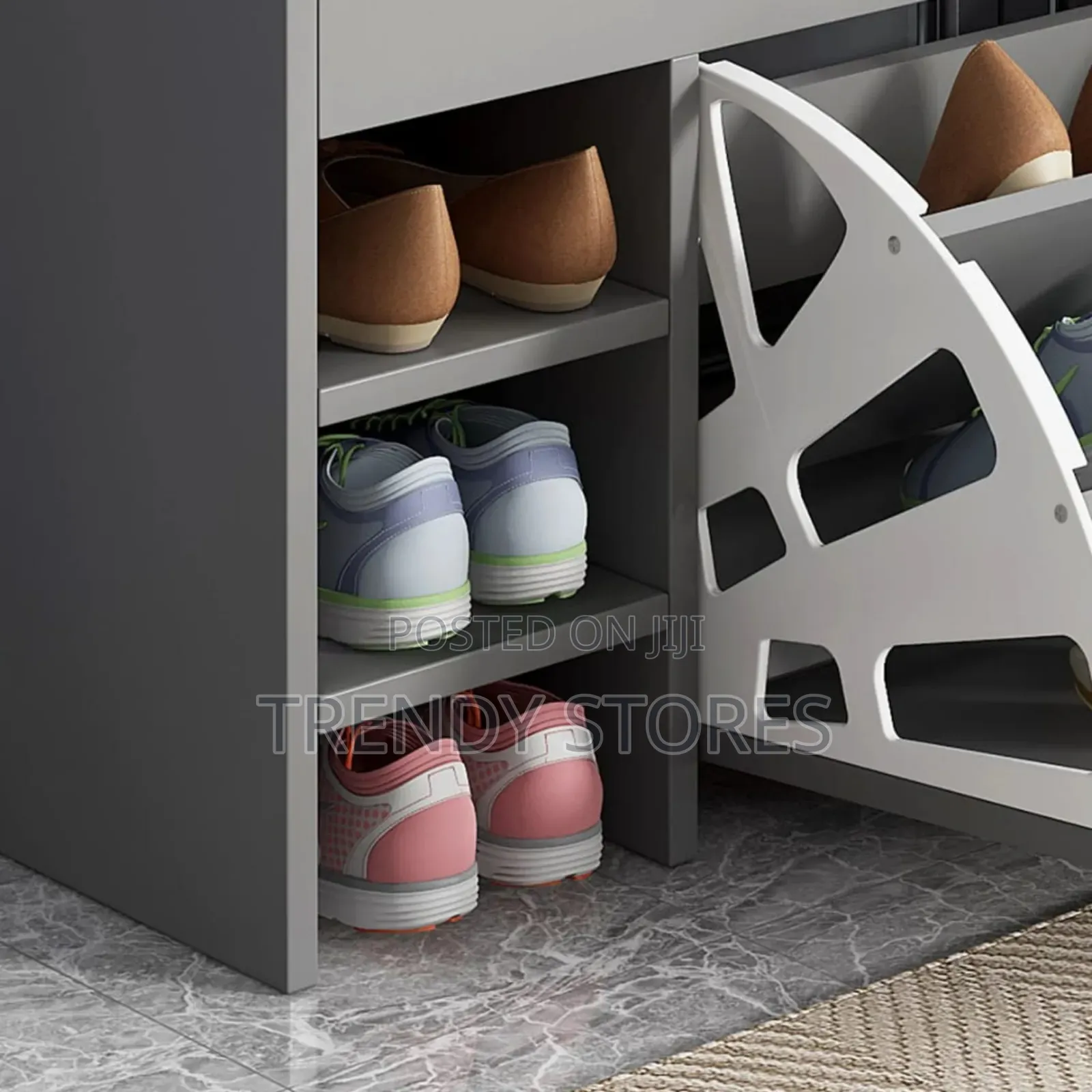 Bucket Flip Shoe Rack