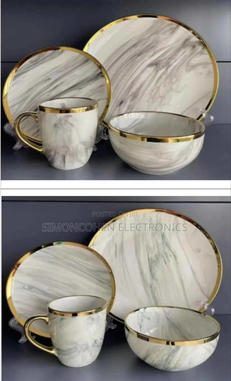 24pcs Marble Dinner Set