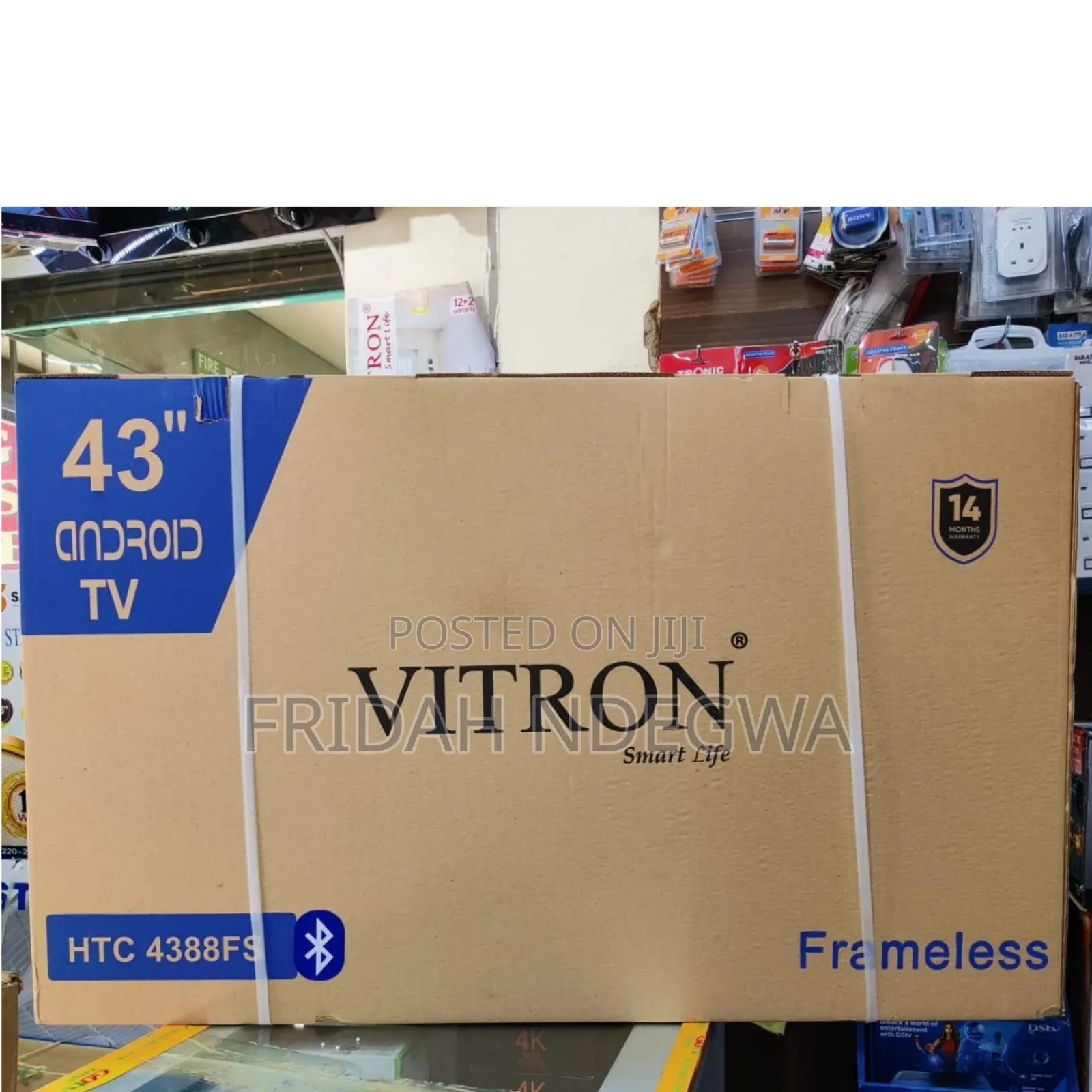 Vitron 43" Smart Android Frameless With Bluetooth