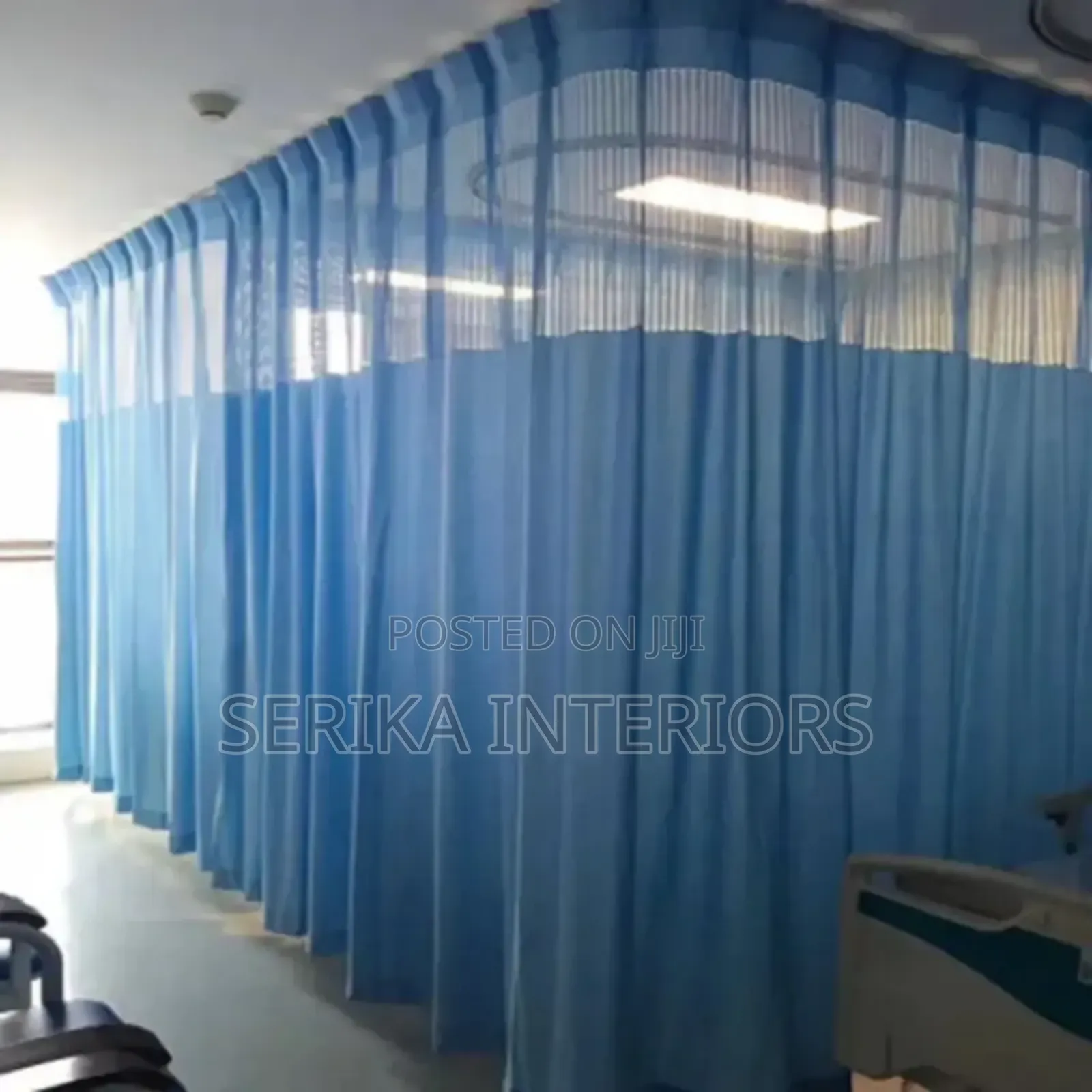 Blue Hospital Curtains Curtains Environmental Friendly